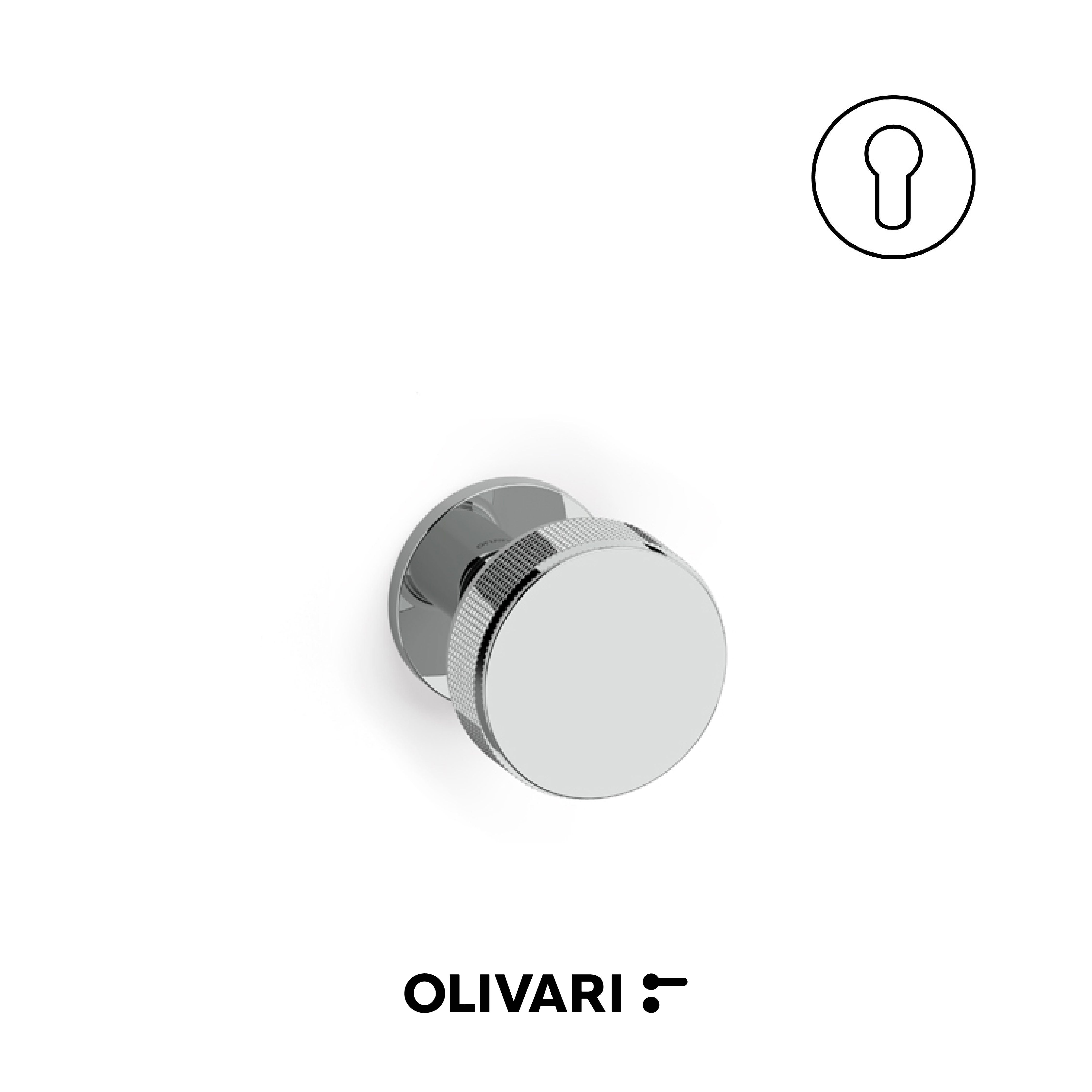 Olivari Hybrid - Centre door knobs