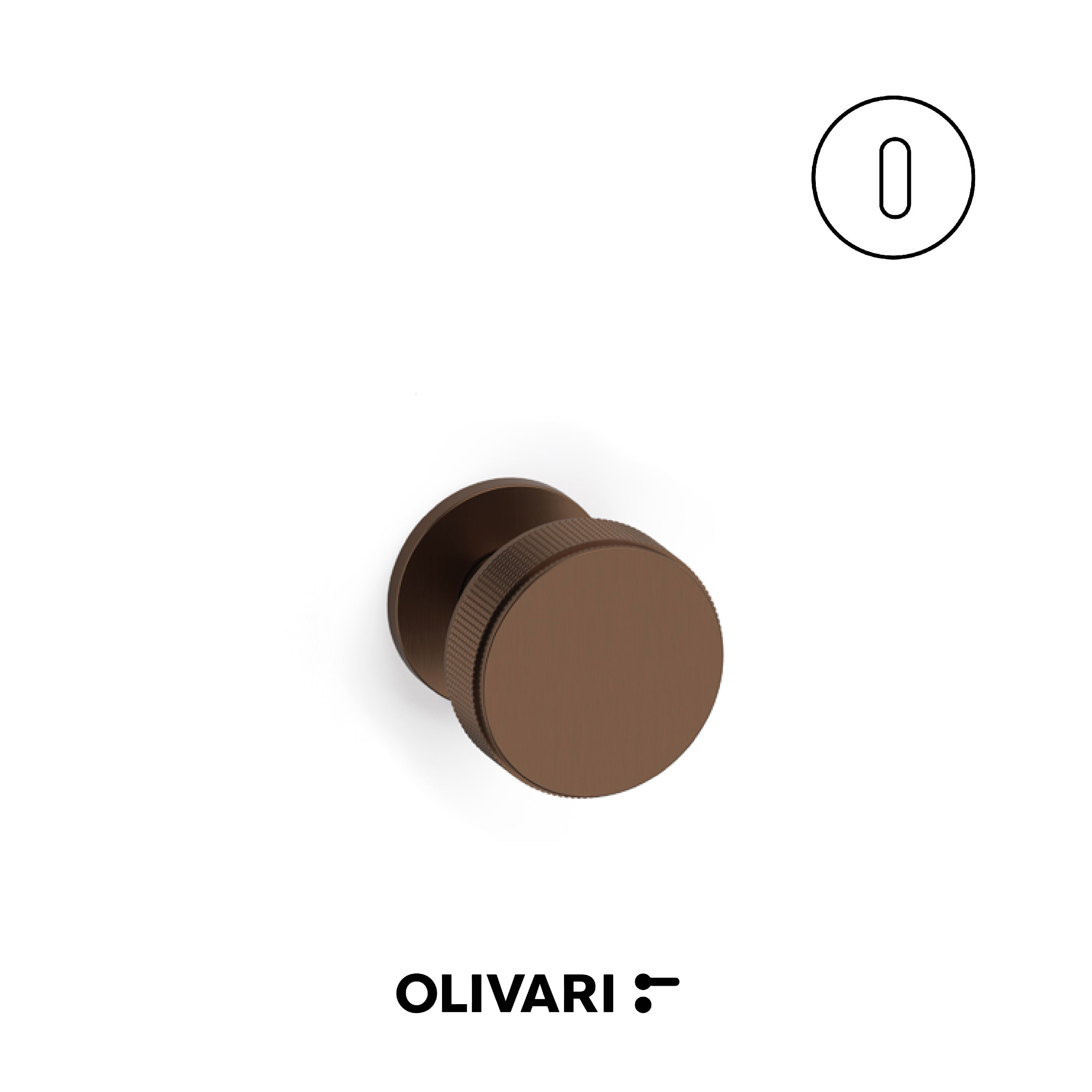 Olivari Hybrid - Centre door knobs