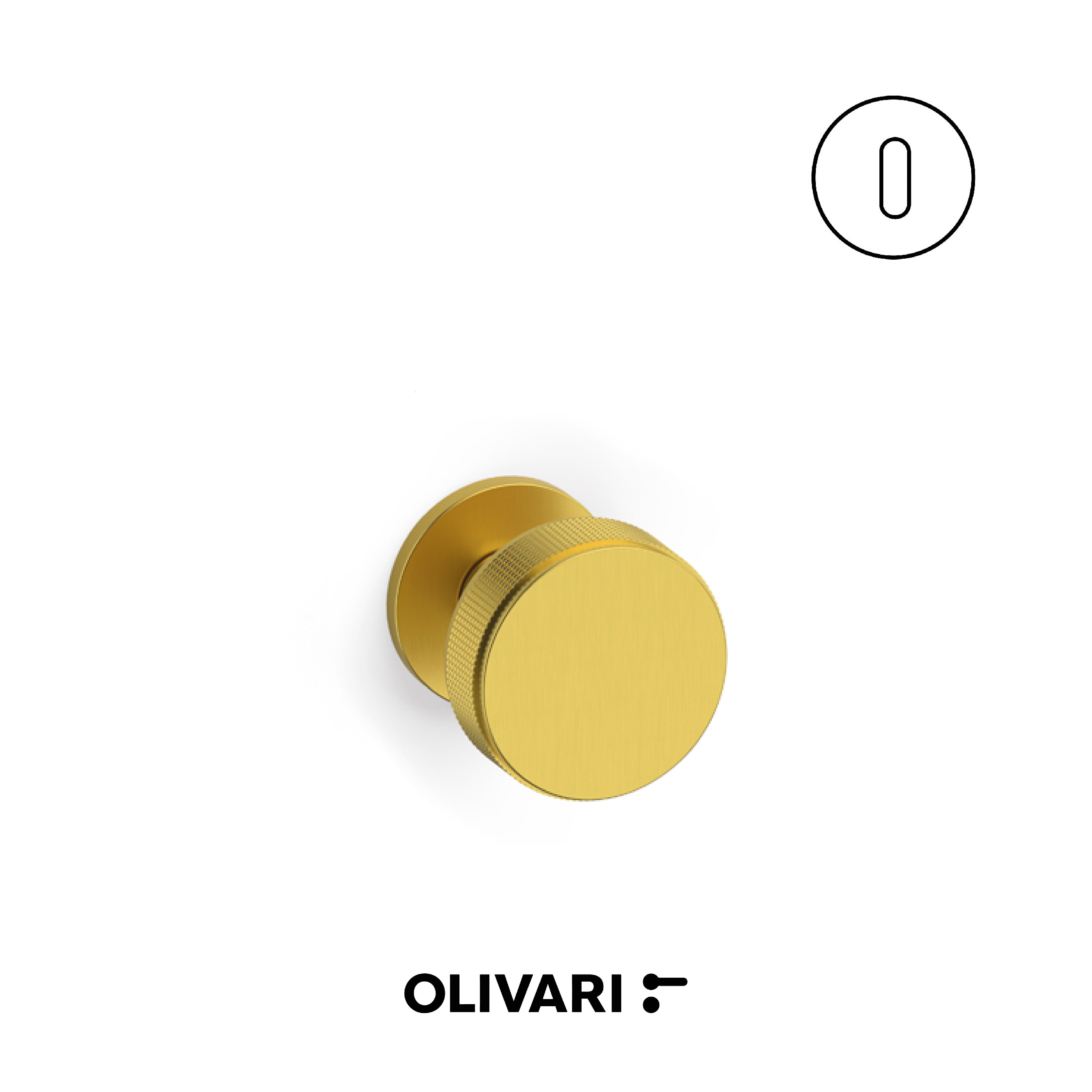 Olivari Hybrid - Centre door knobs