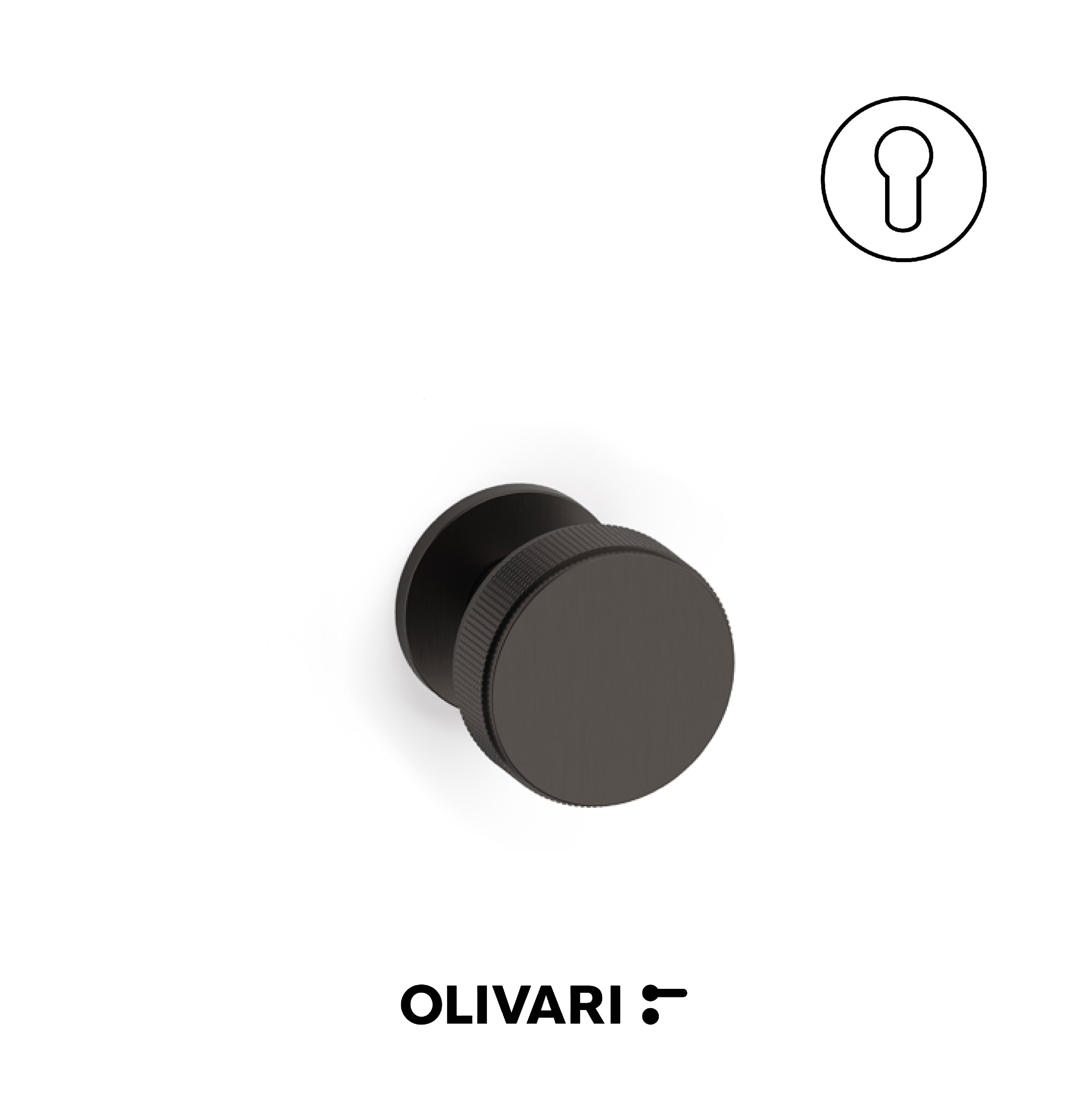 Olivari Hybrid - Centre door knobs