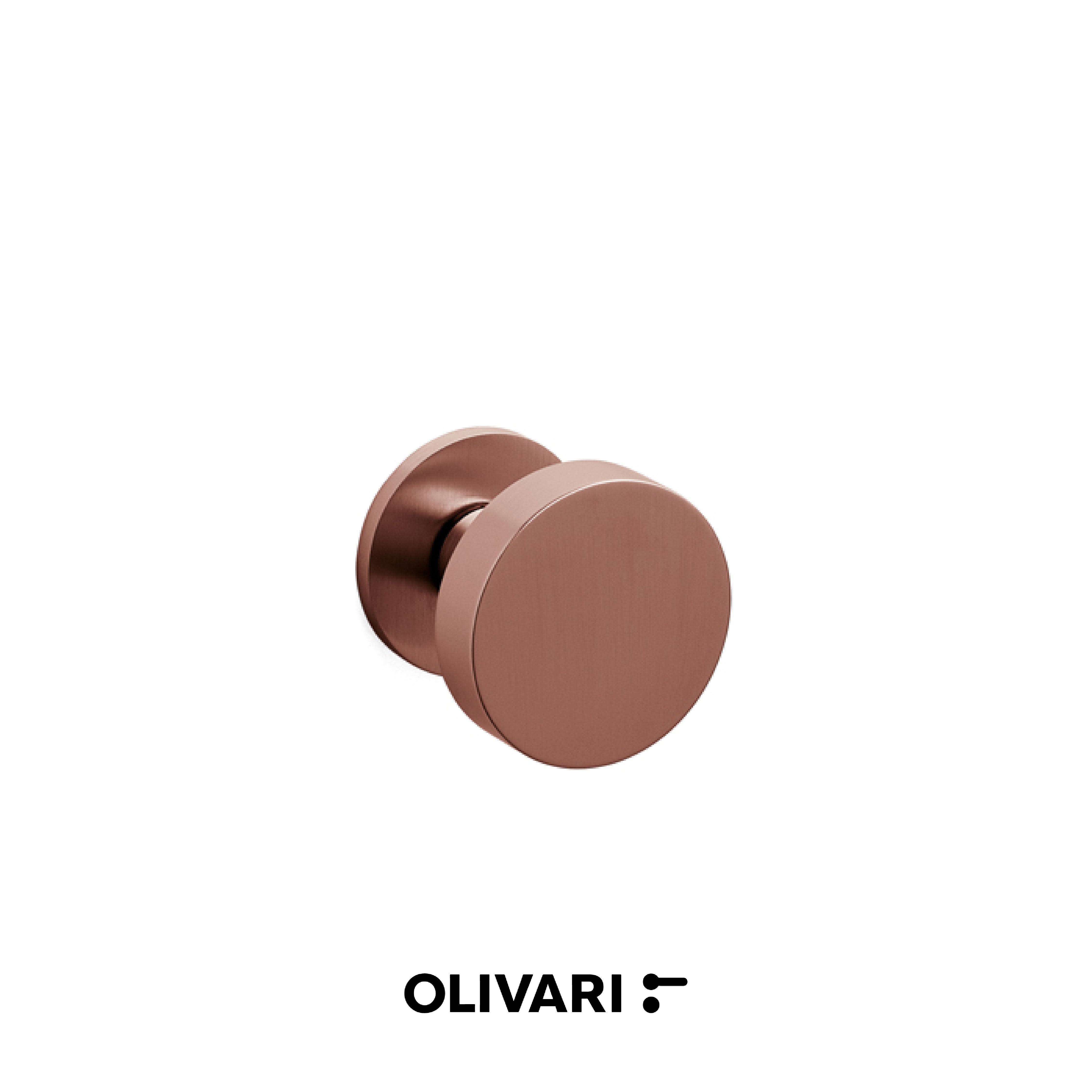 Olivari Link Bassa - Centre door knobs