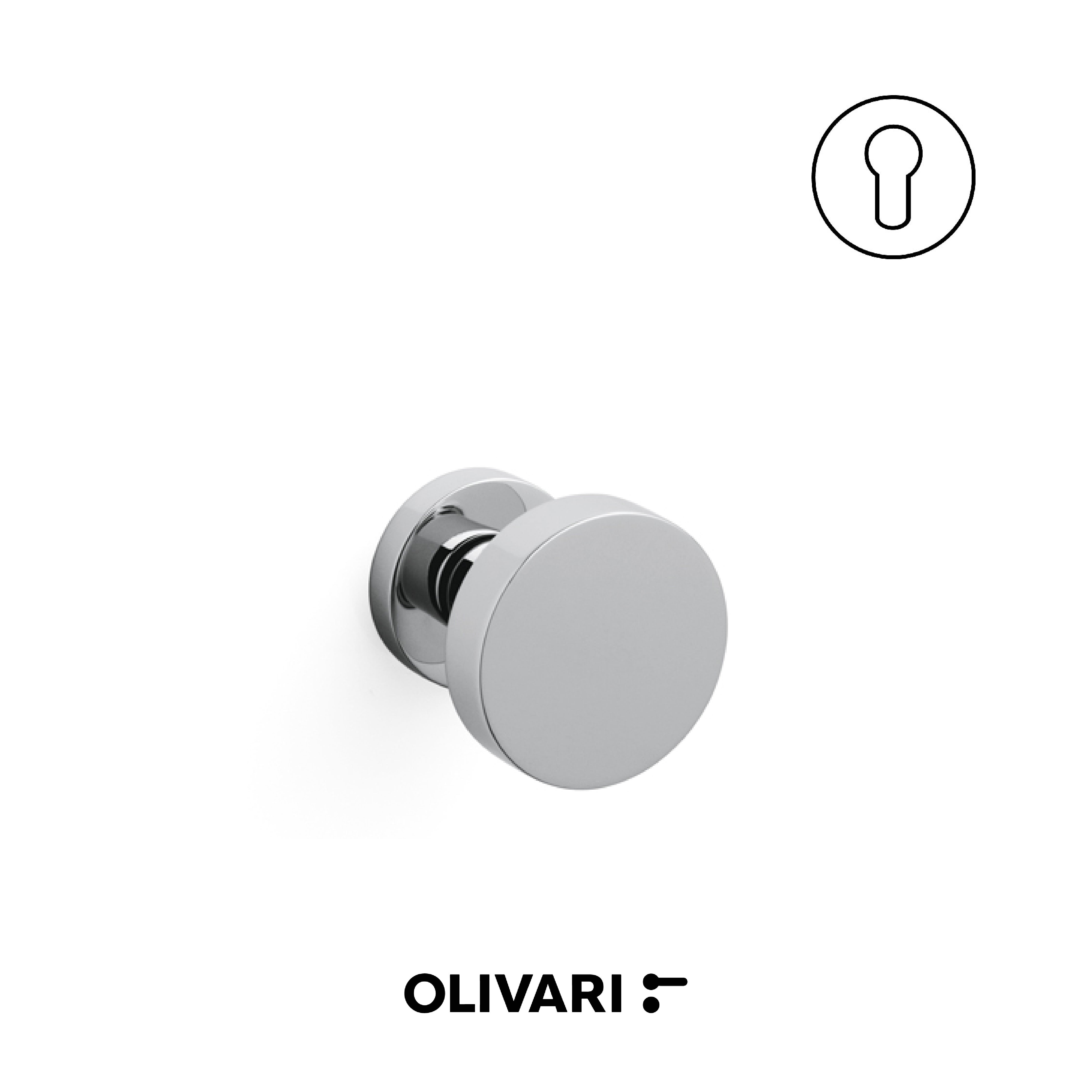 Olivari Link - Central Knobs for Doors