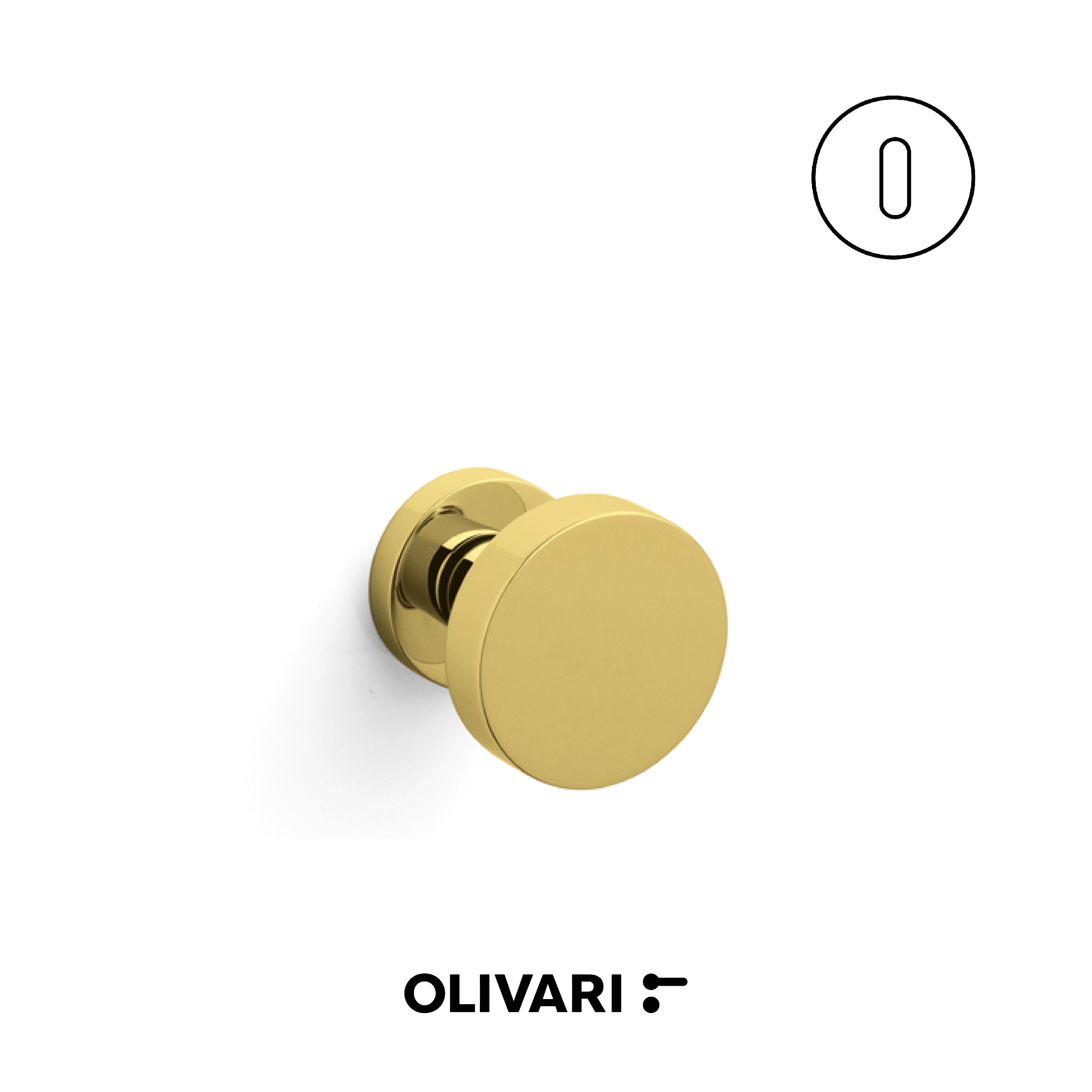 Olivari Link - Central Knobs for Doors