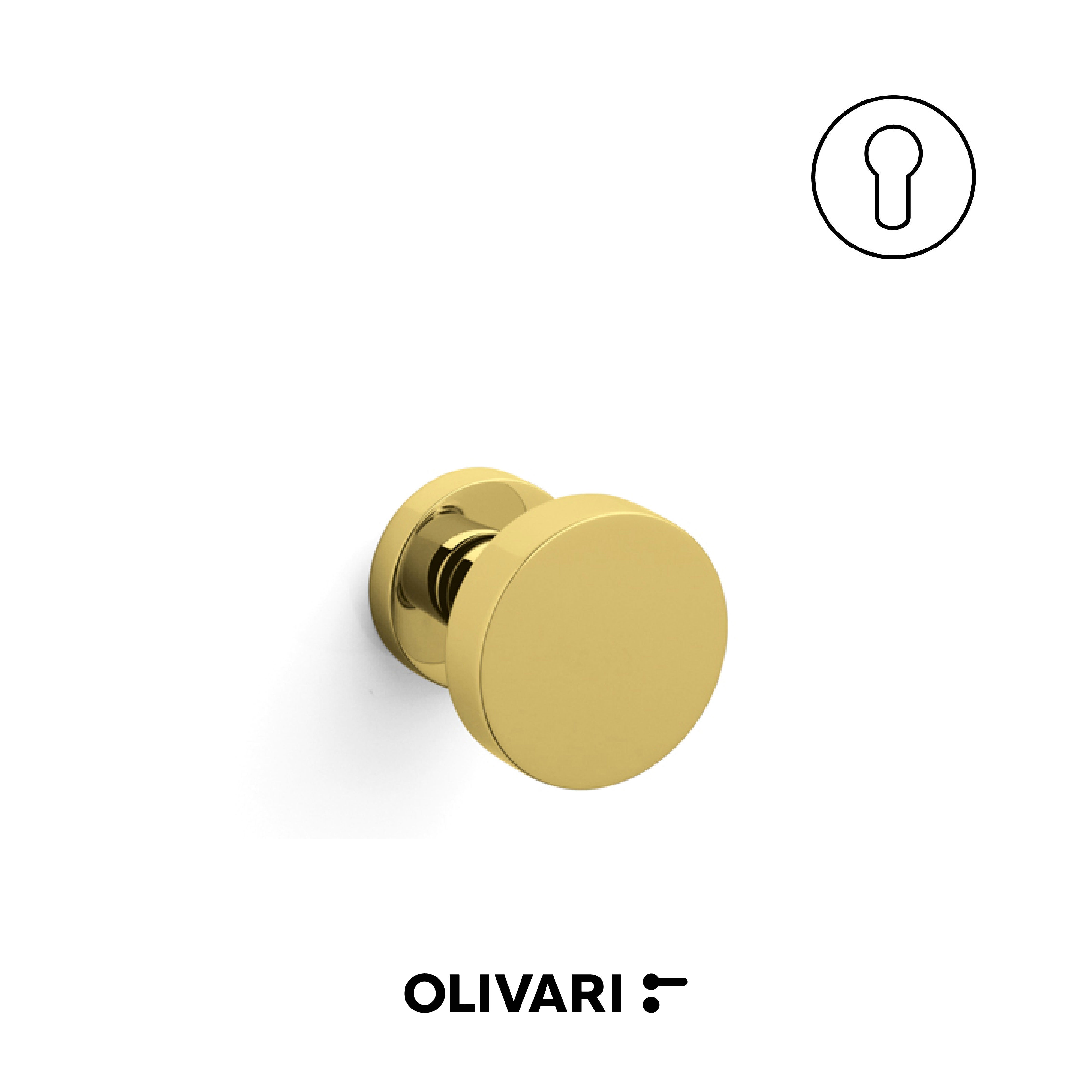 Olivari Link - Central Knobs for Doors