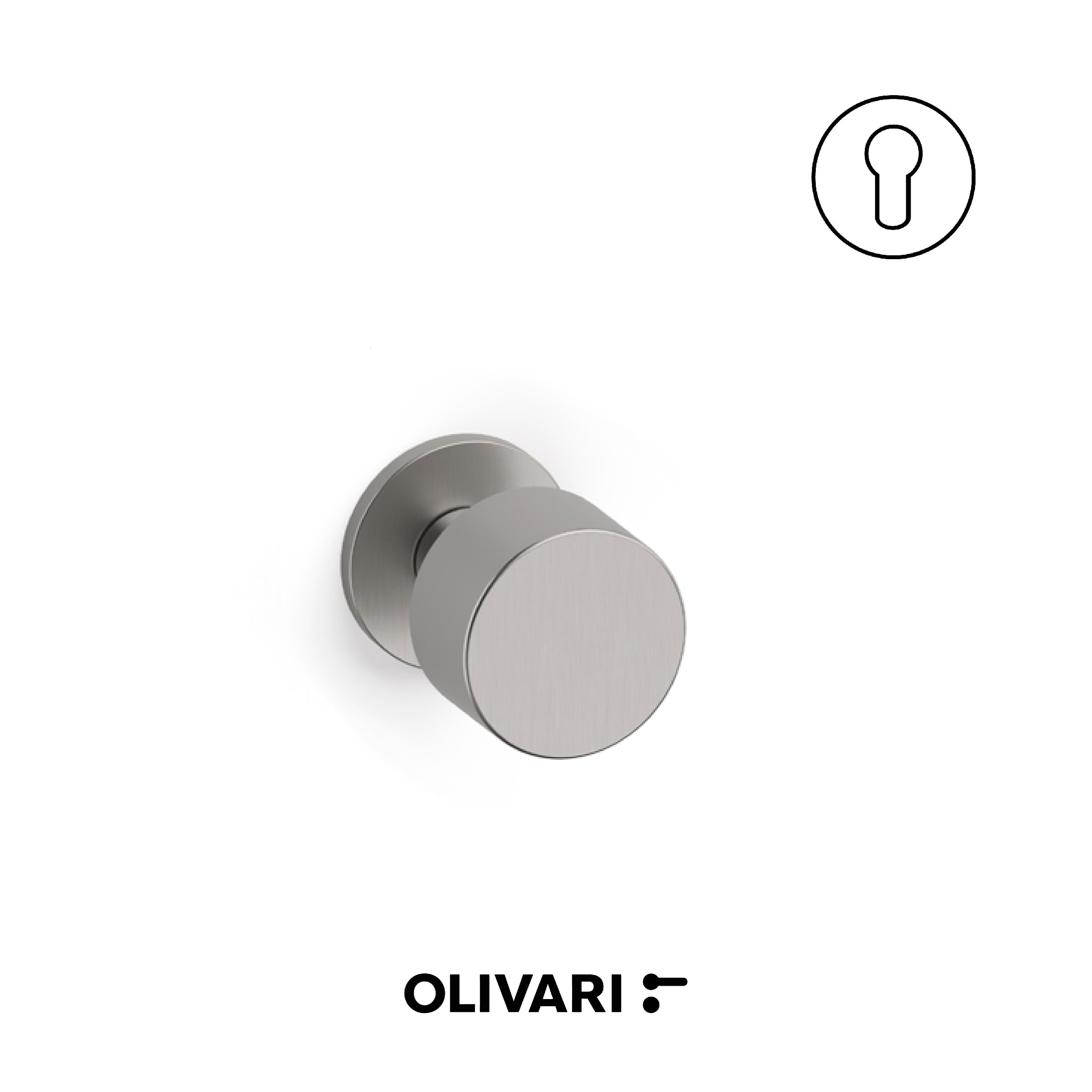 Olivari Lipstick - Centre door knobs