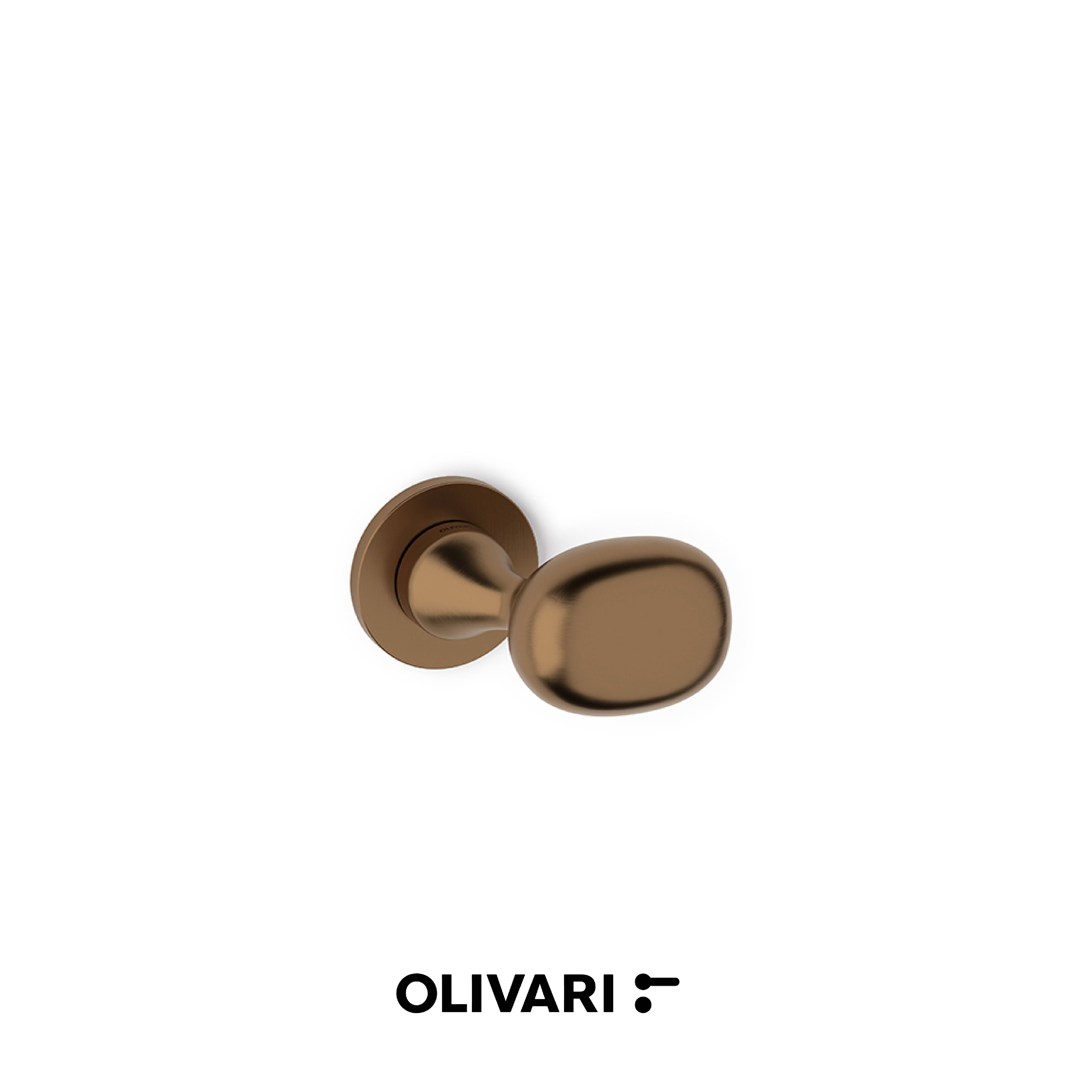 Olivari Melanzana - Cranked door knobs