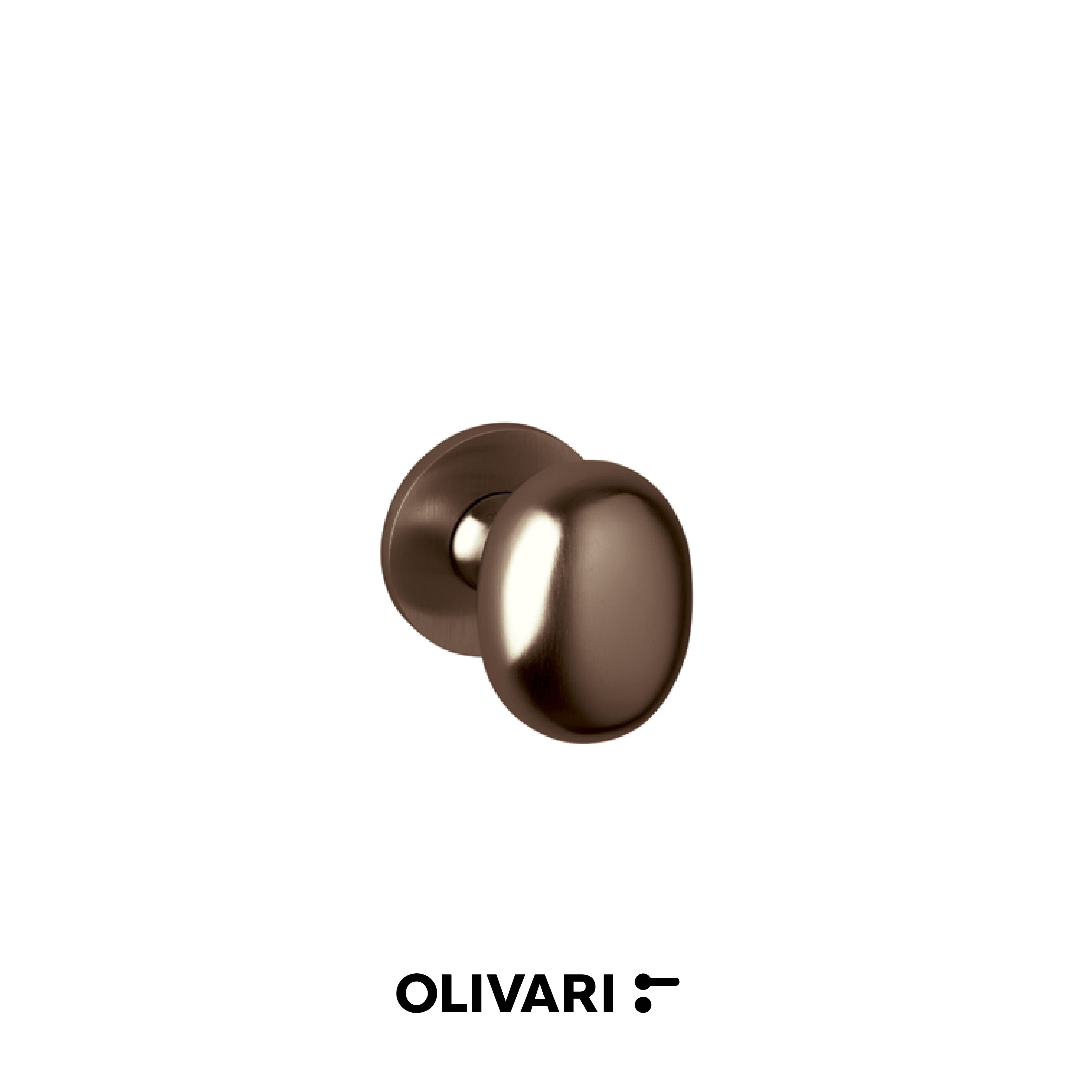 Olivari Melanzana - Center door knobs