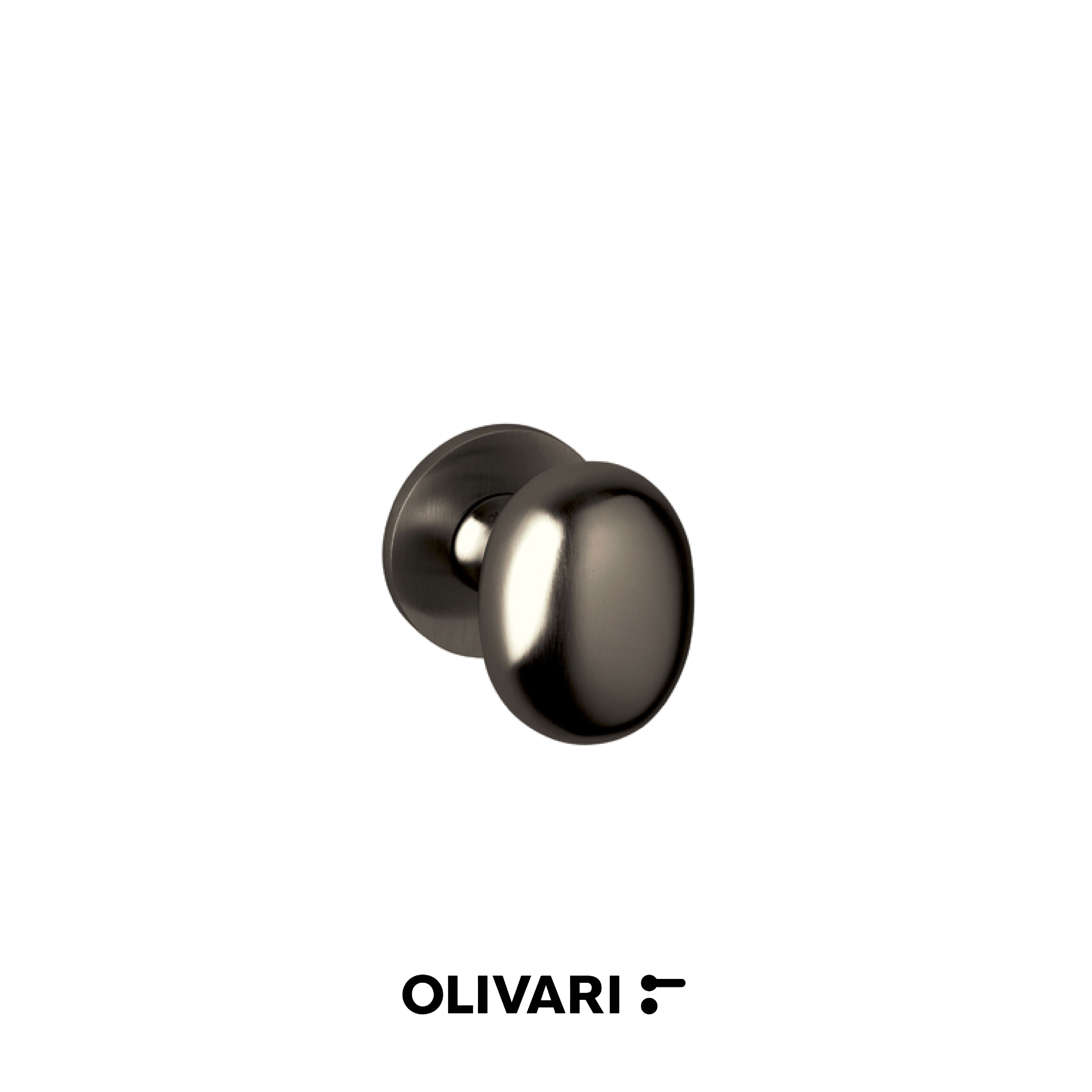 Olivari Melanzana - Center door knobs