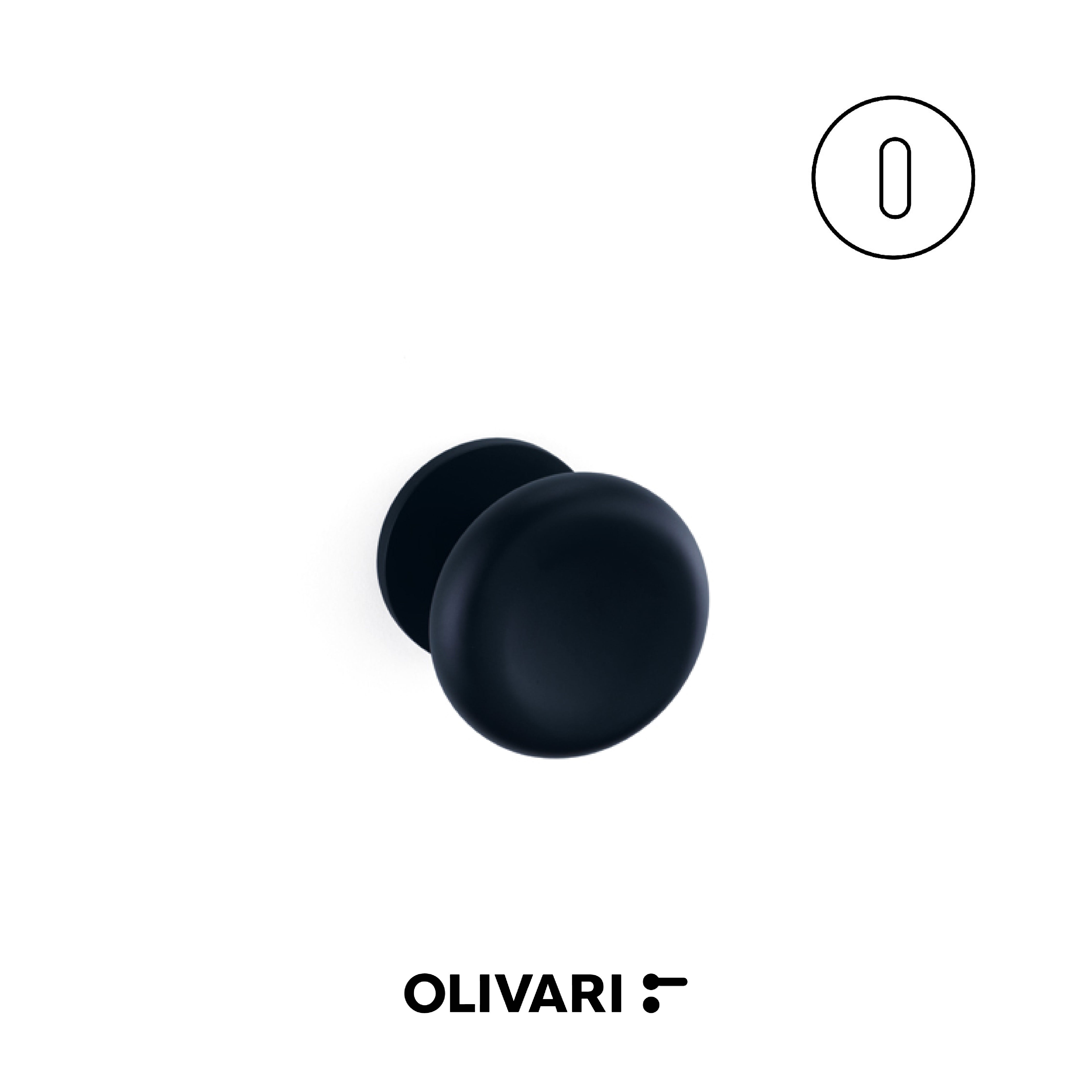 Olivari Paddle - Centre door knobs