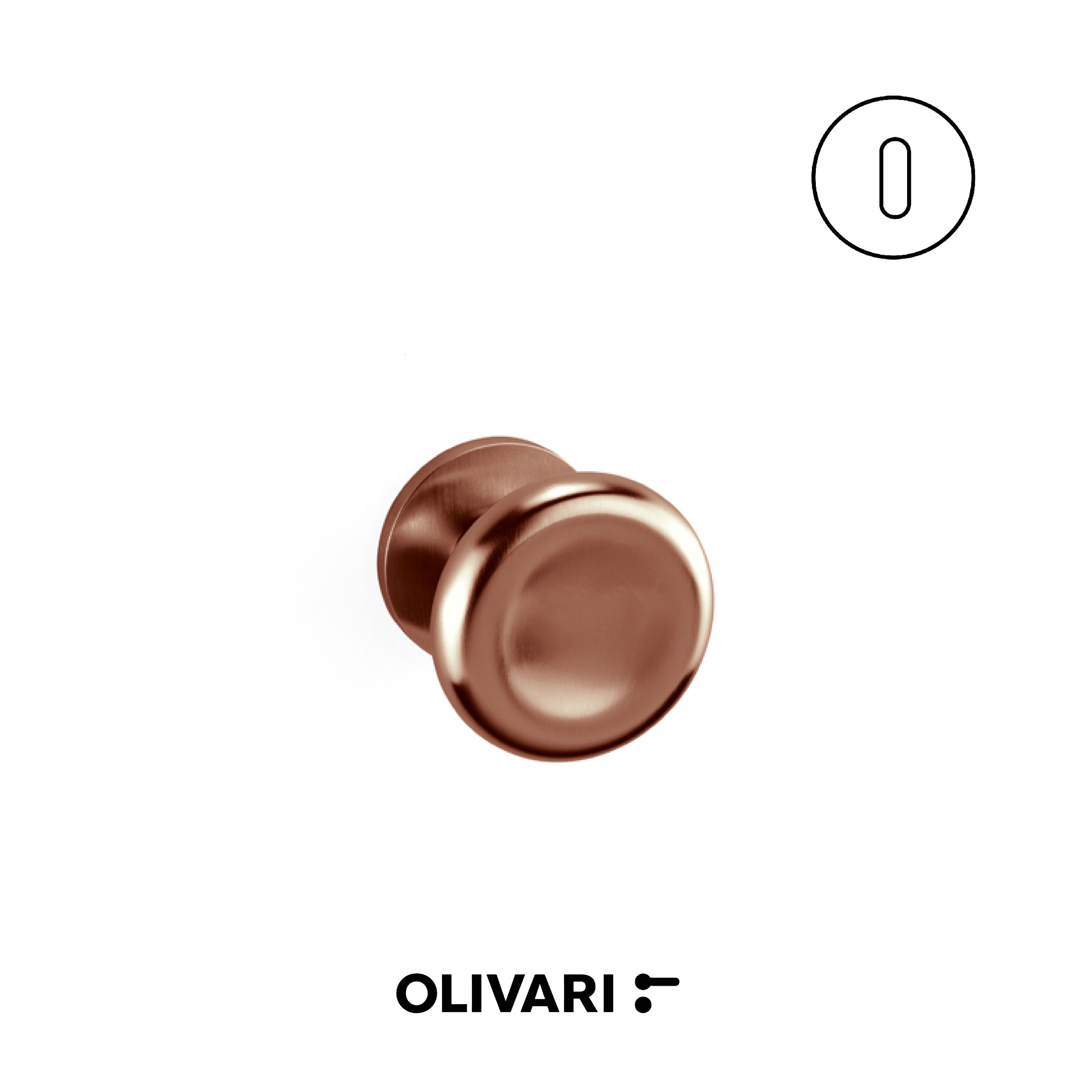 Olivari Paddle - Centre door knobs