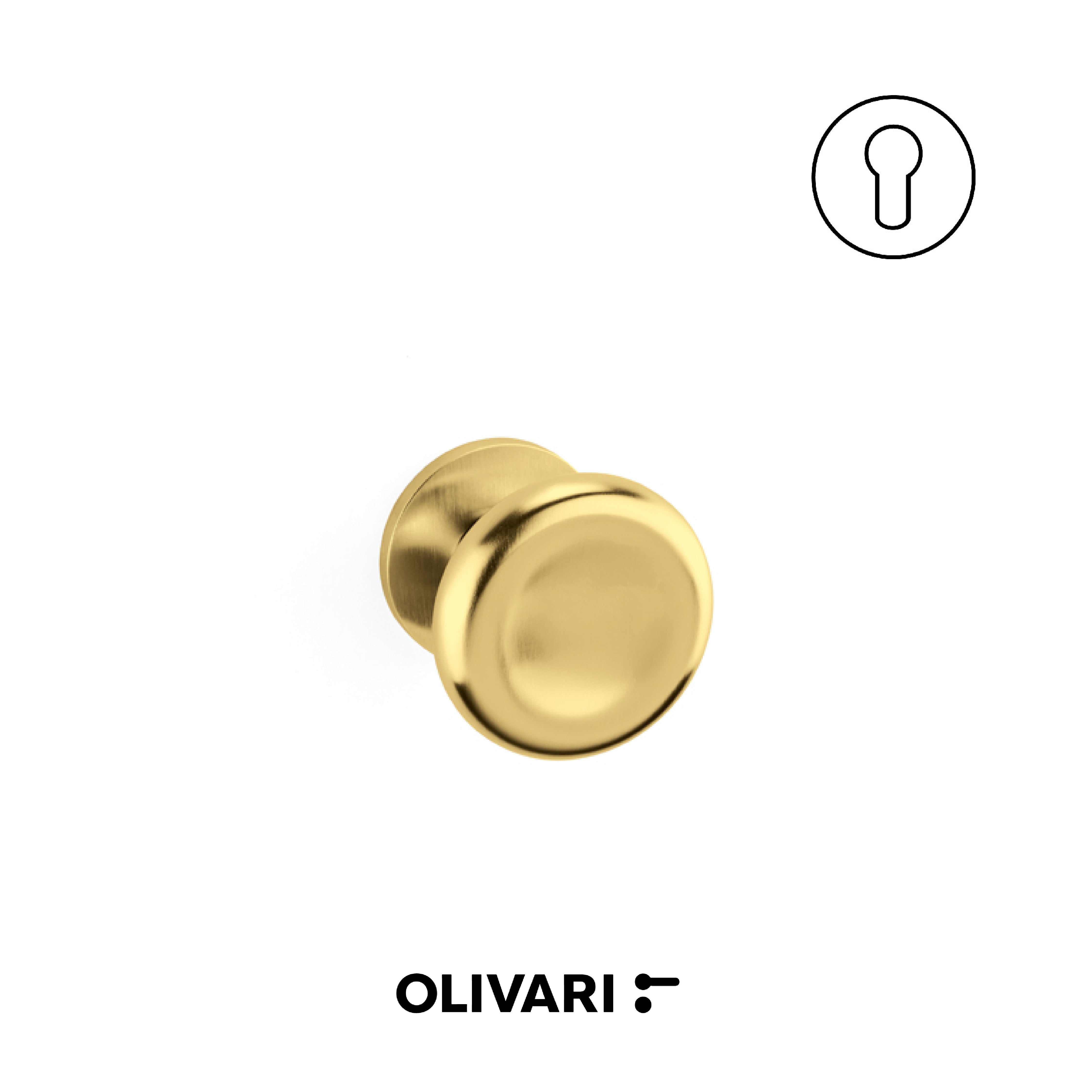 Olivari Paddle - Centre door knobs
