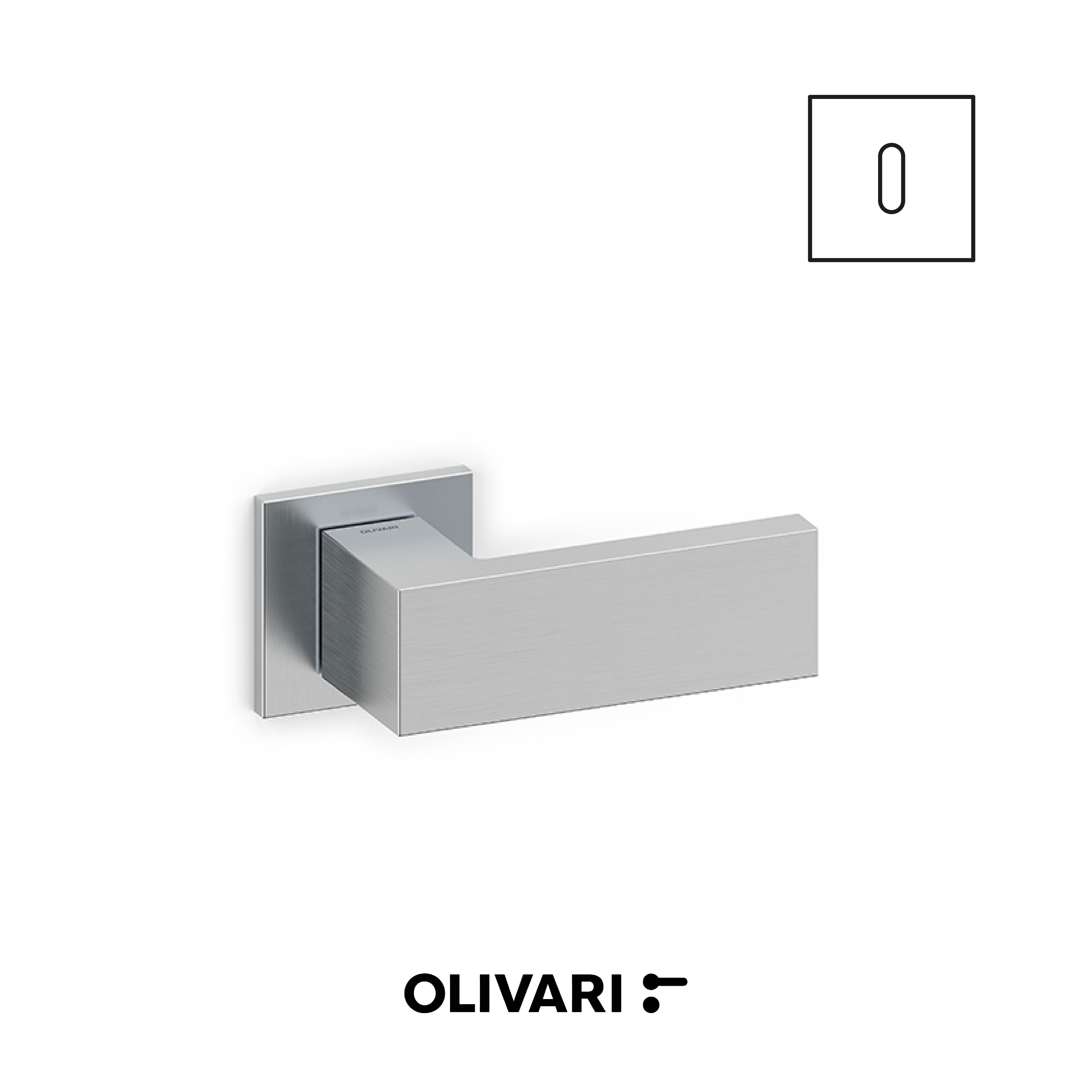 Olivari Planet Q Bassa - Cranked door knobs