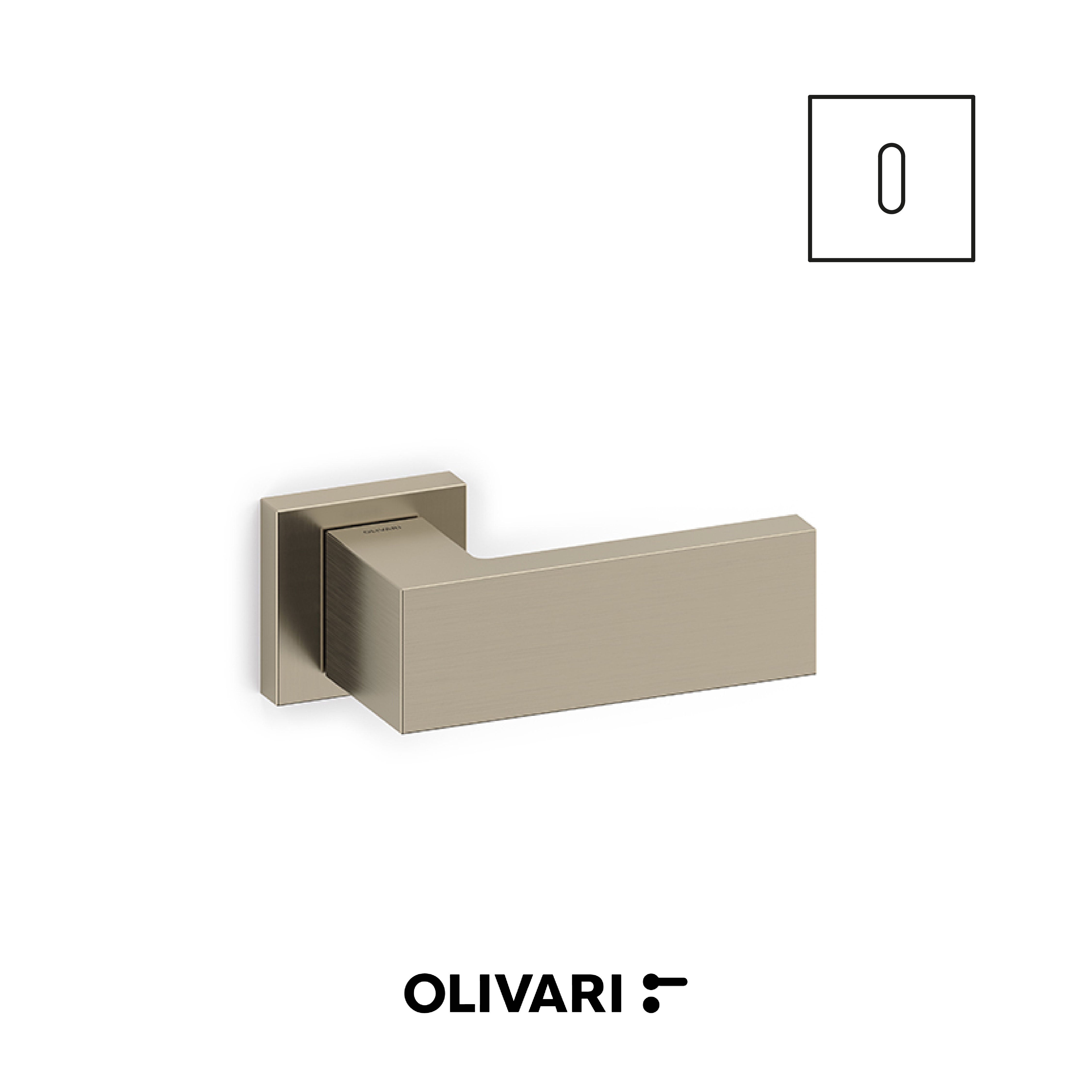 Olivari Planet Q - Cranked door knobs