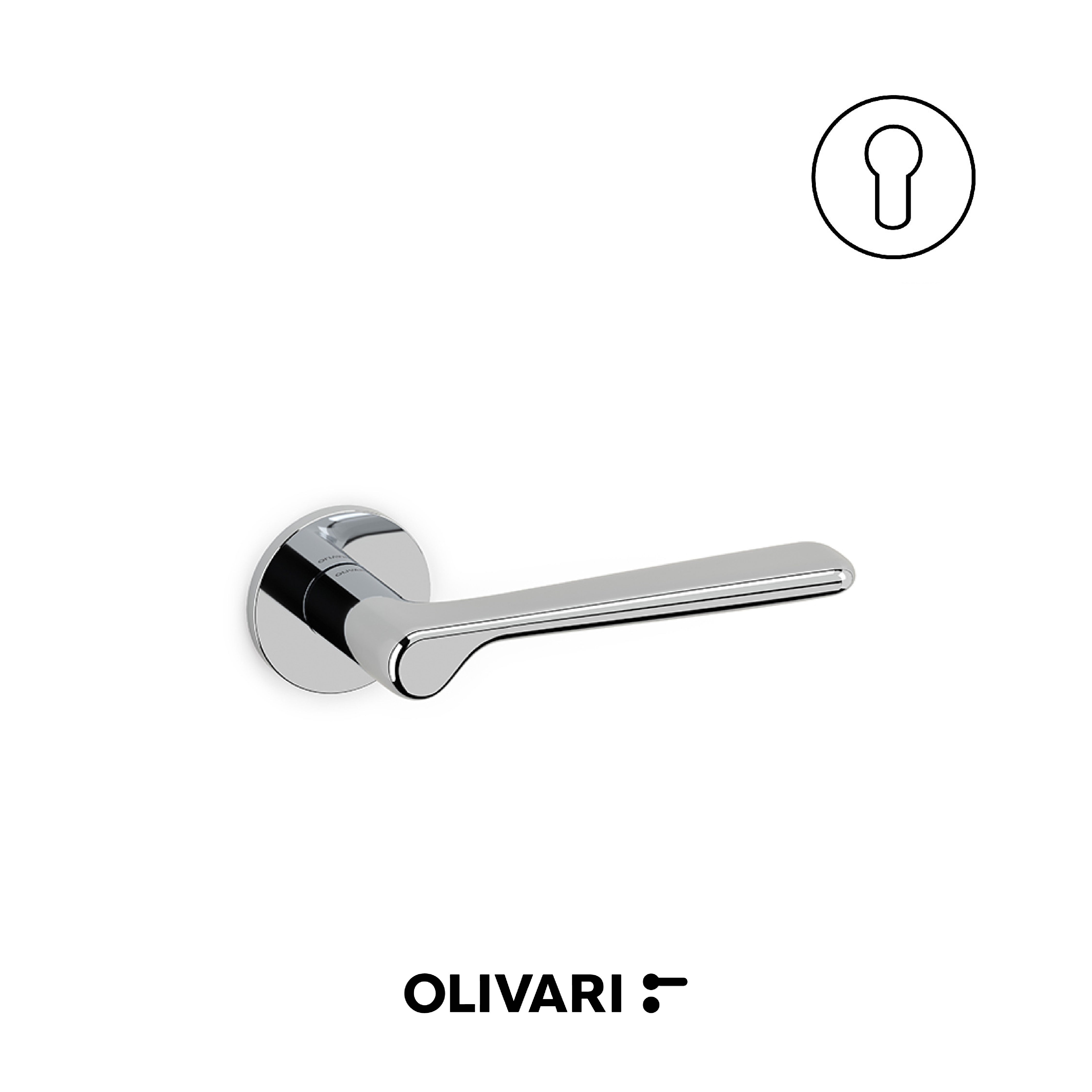 Olivari Plume - Internal Door Handle