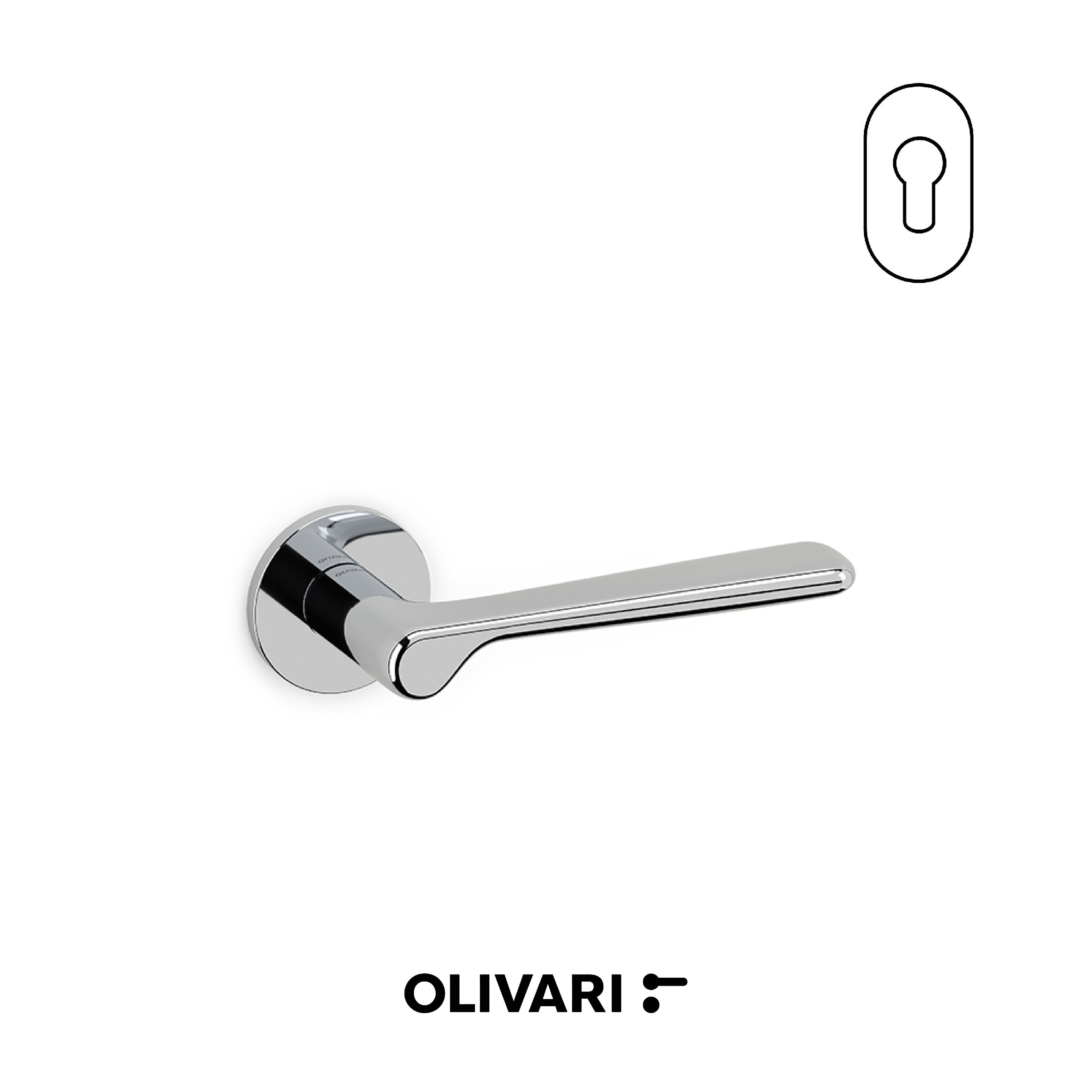 Olivari Plume - Internal Door Handle