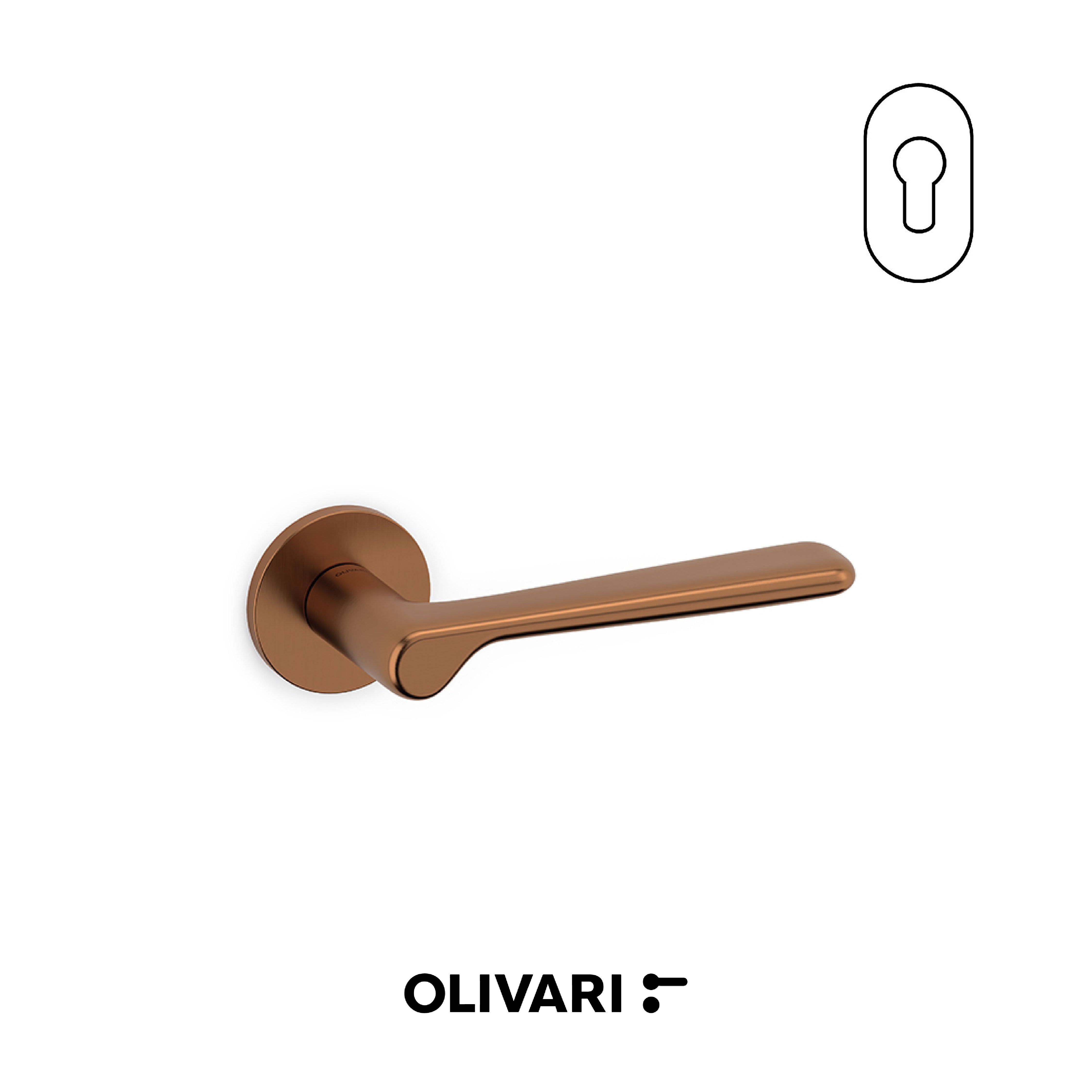 Olivari Plume - Internal Door Handle