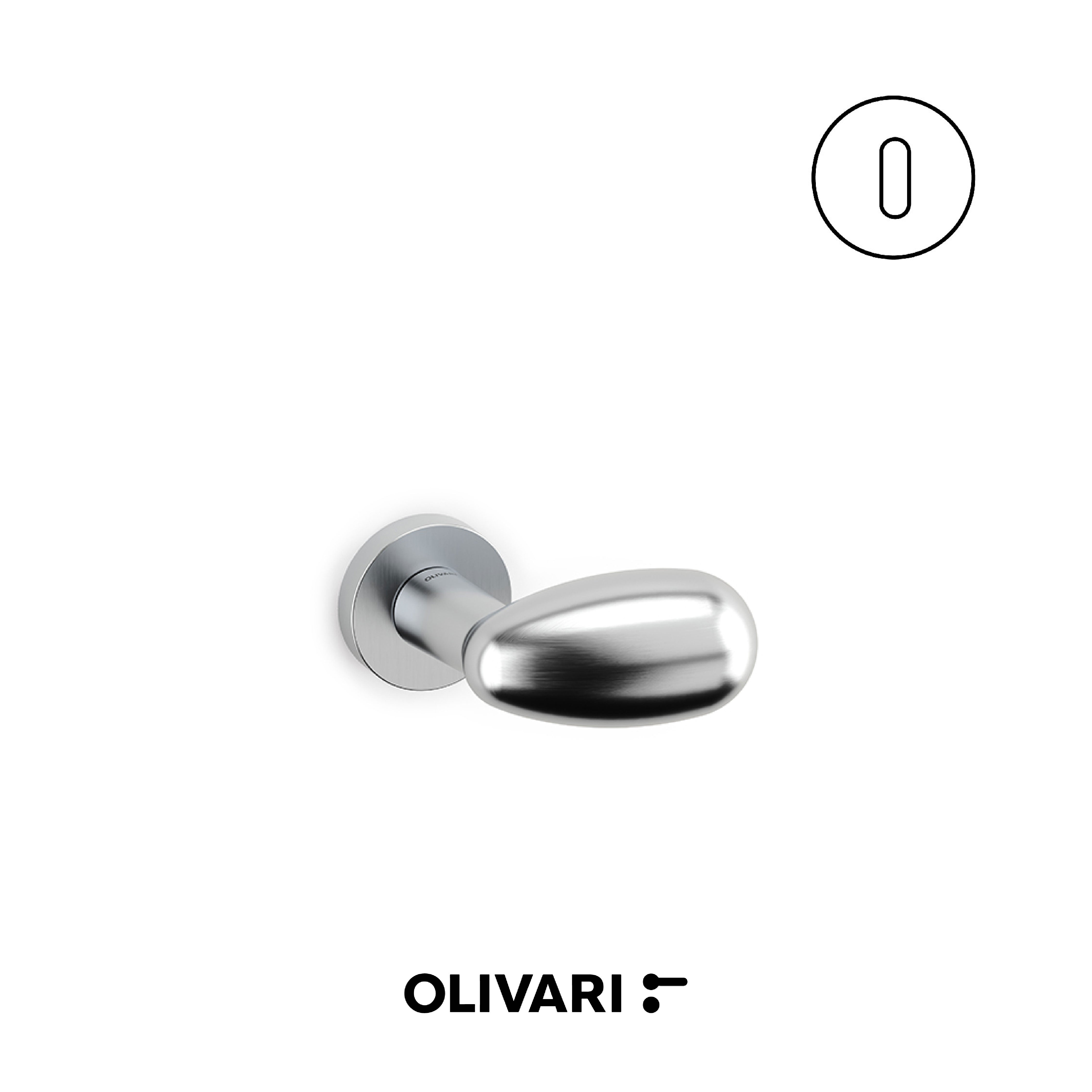 Olivari Uovo - Lever knobs for doors