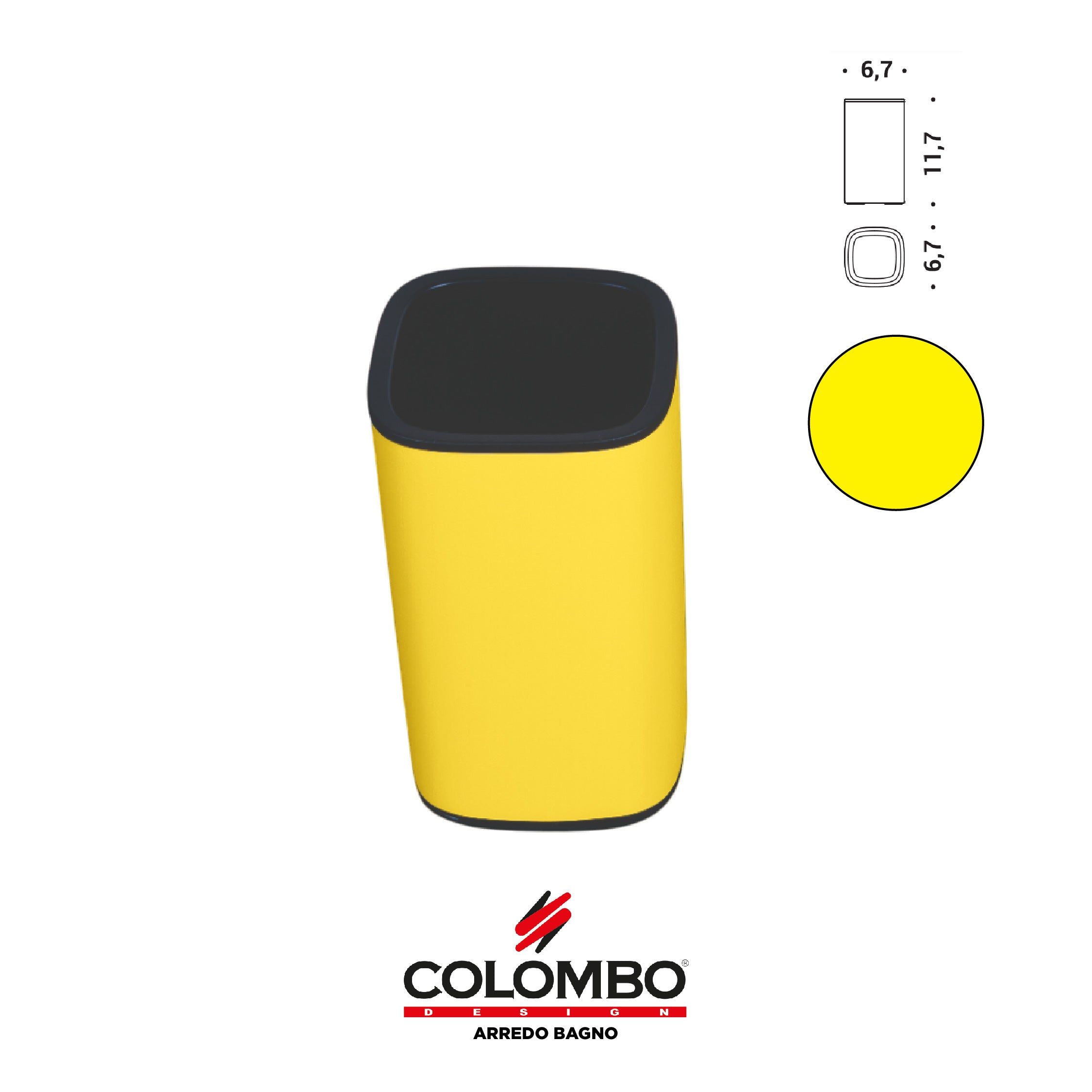 Mood Porta bicchiere d'appoggio - Colombo design arredo bagno - Imhoff Handles