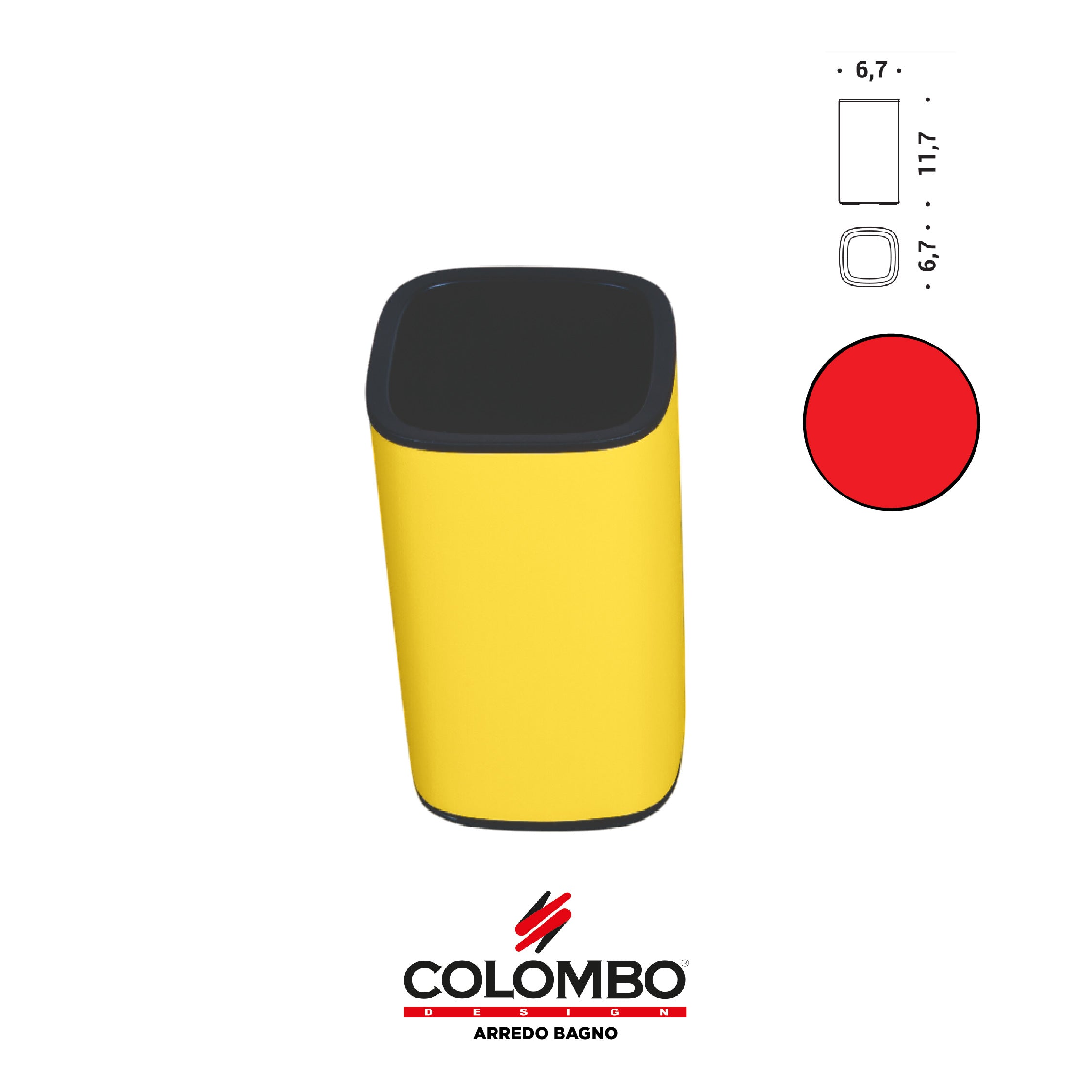 Mood Porta bicchiere d'appoggio - Colombo design arredo bagno - Imhoff Handles