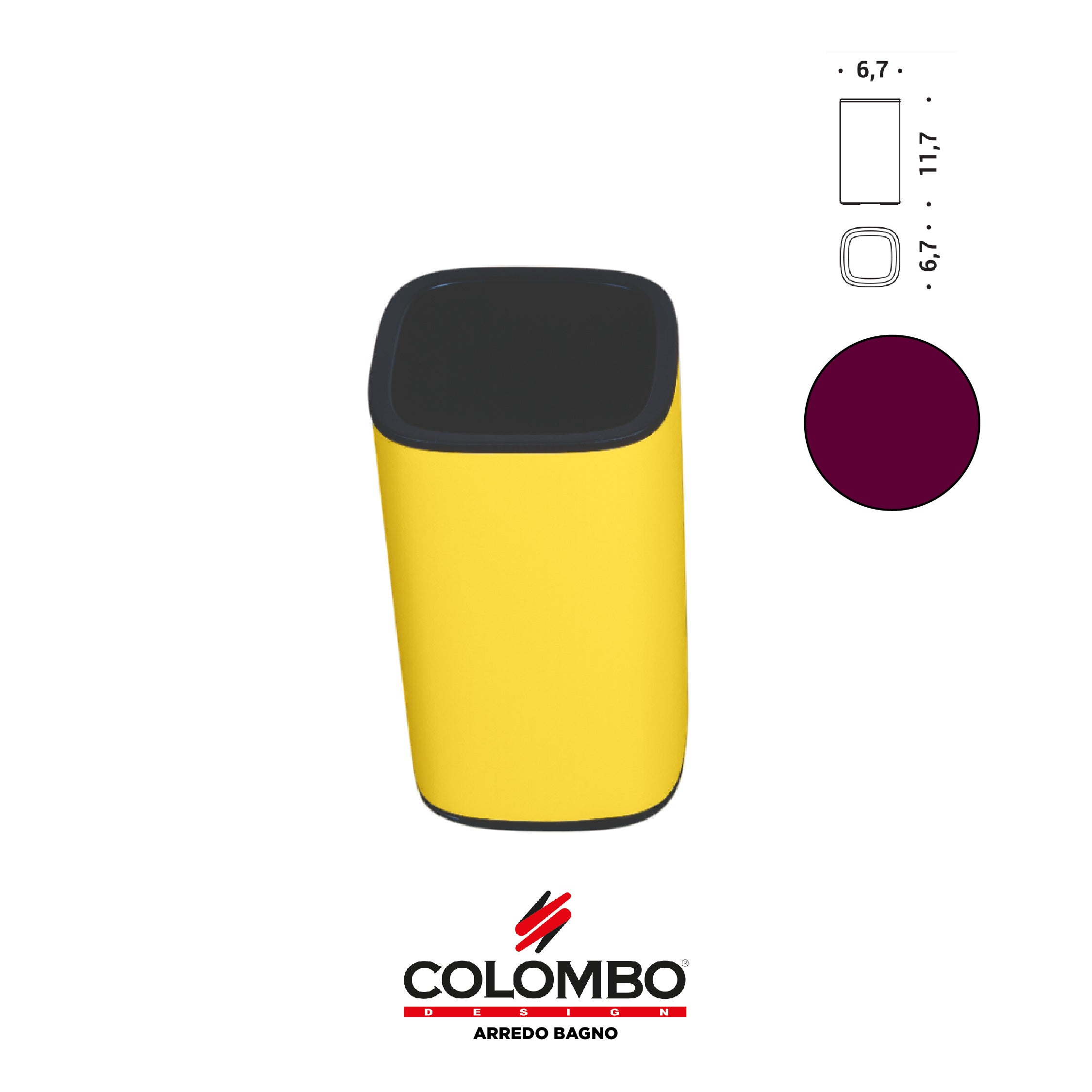 Mood Porta bicchiere d'appoggio - Colombo design arredo bagno - Imhoff Handles