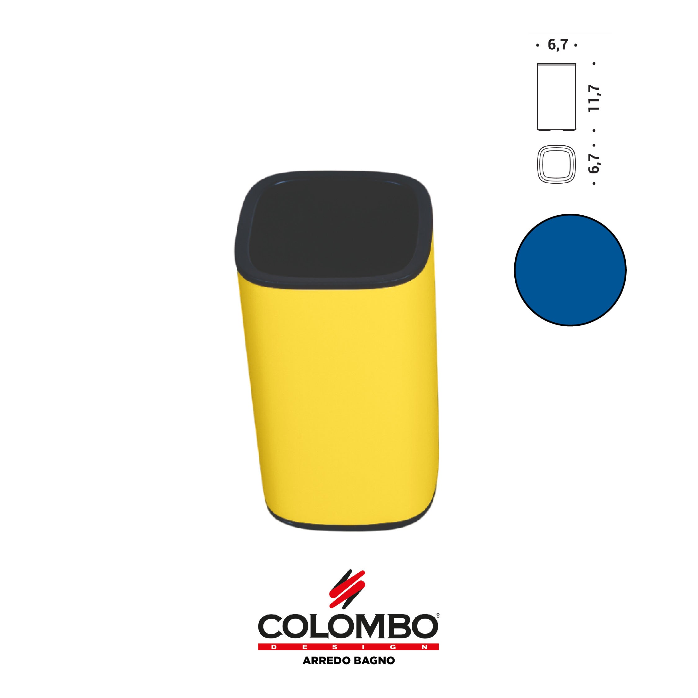Mood Porta bicchiere d'appoggio - Colombo design arredo bagno - Imhoff Handles