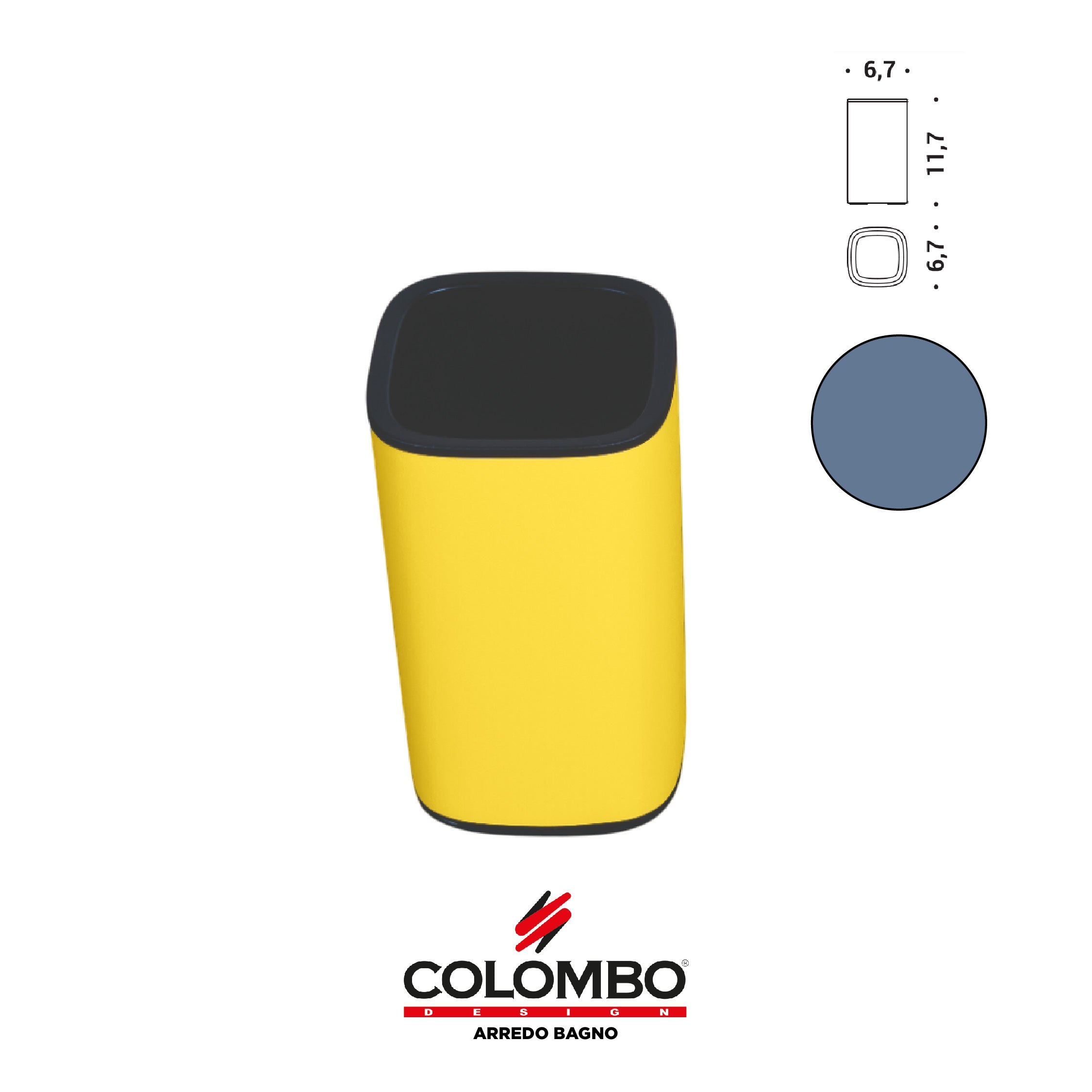 Mood Porta bicchiere d'appoggio - Colombo design arredo bagno - Imhoff Handles