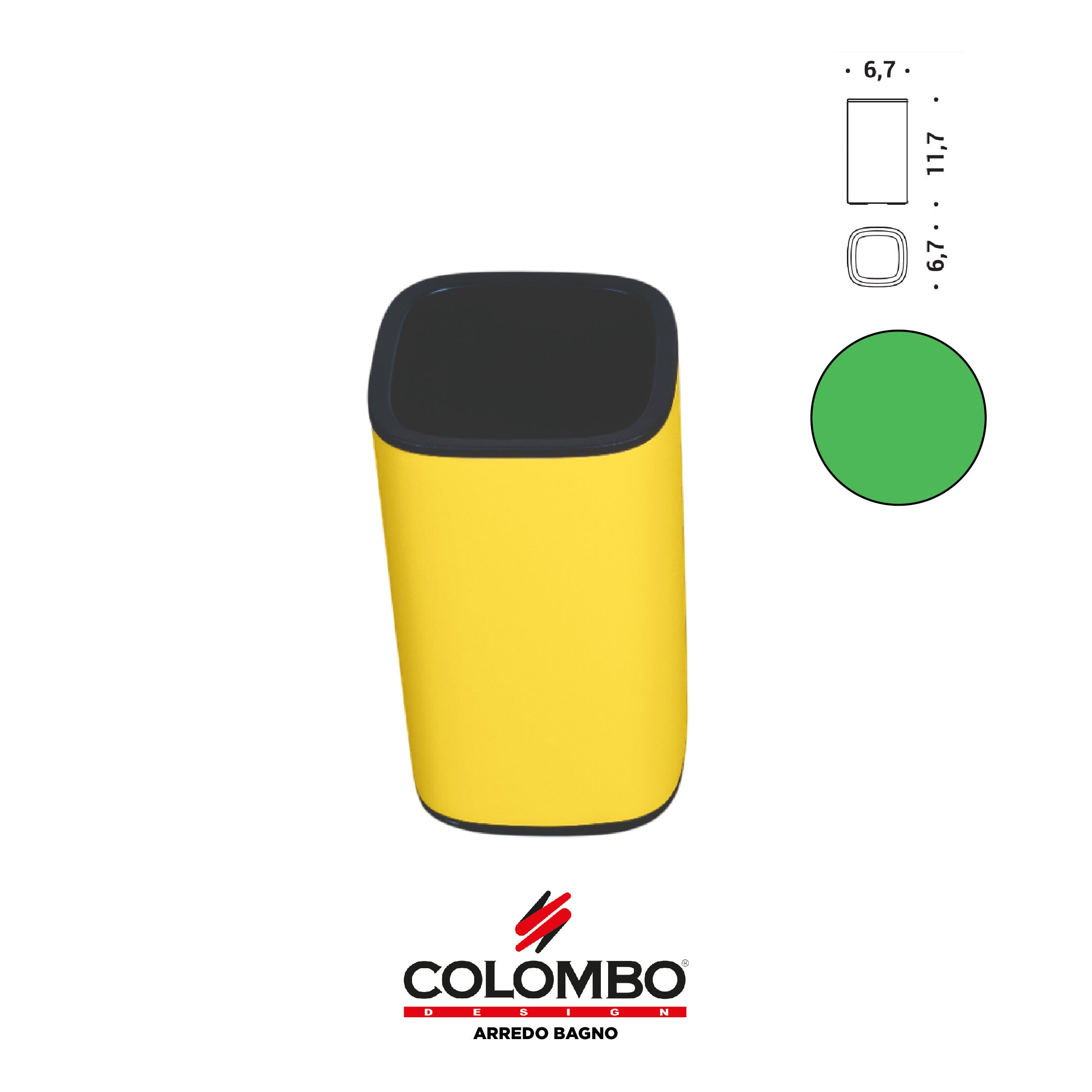 Mood Porta bicchiere d'appoggio - Colombo design arredo bagno - Imhoff Handles