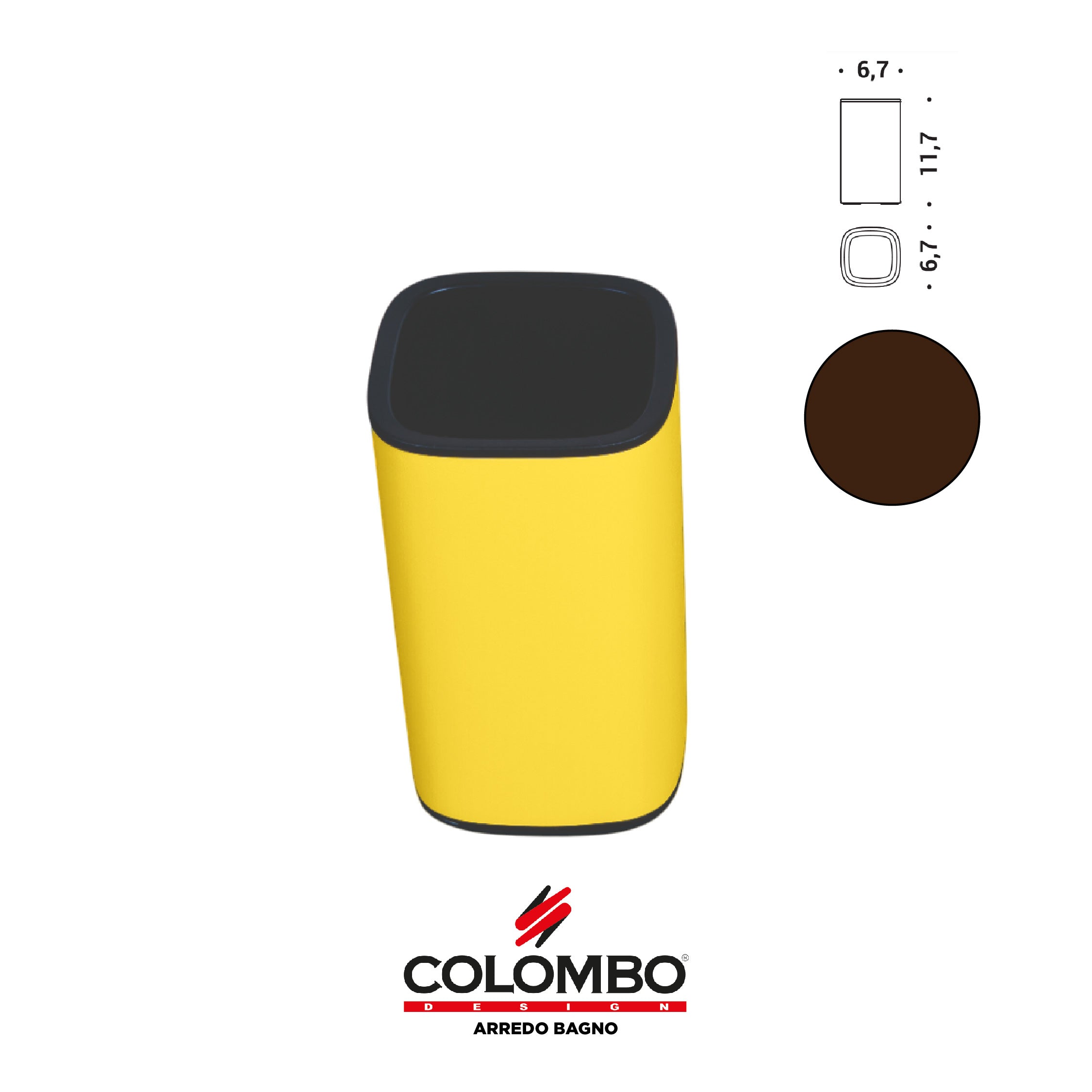 Mood Porta bicchiere d'appoggio - Colombo design arredo bagno - Imhoff Handles
