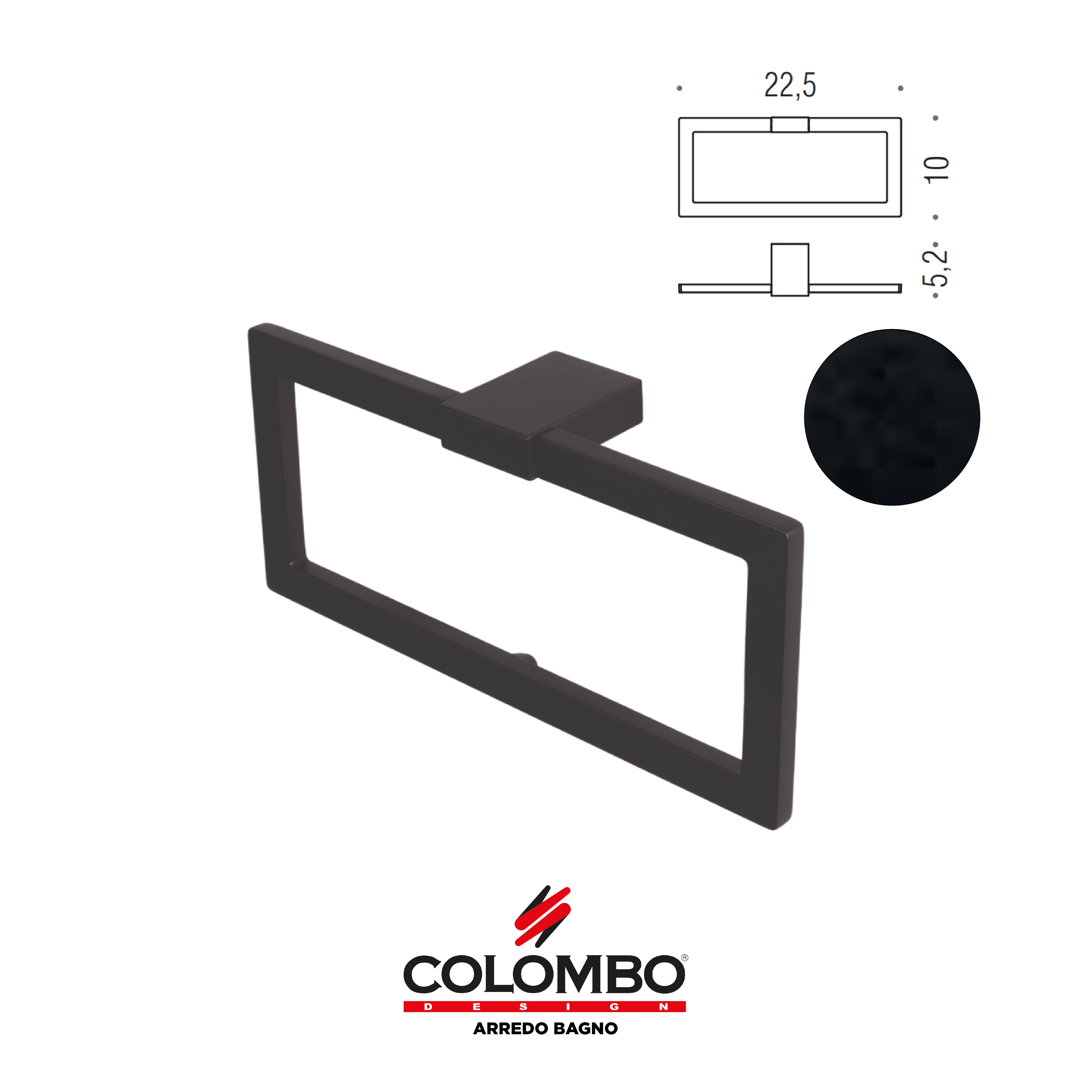 MiniQ Porta salvietta ad anello -  Colombo design arredo bagno - Imhoff Handles