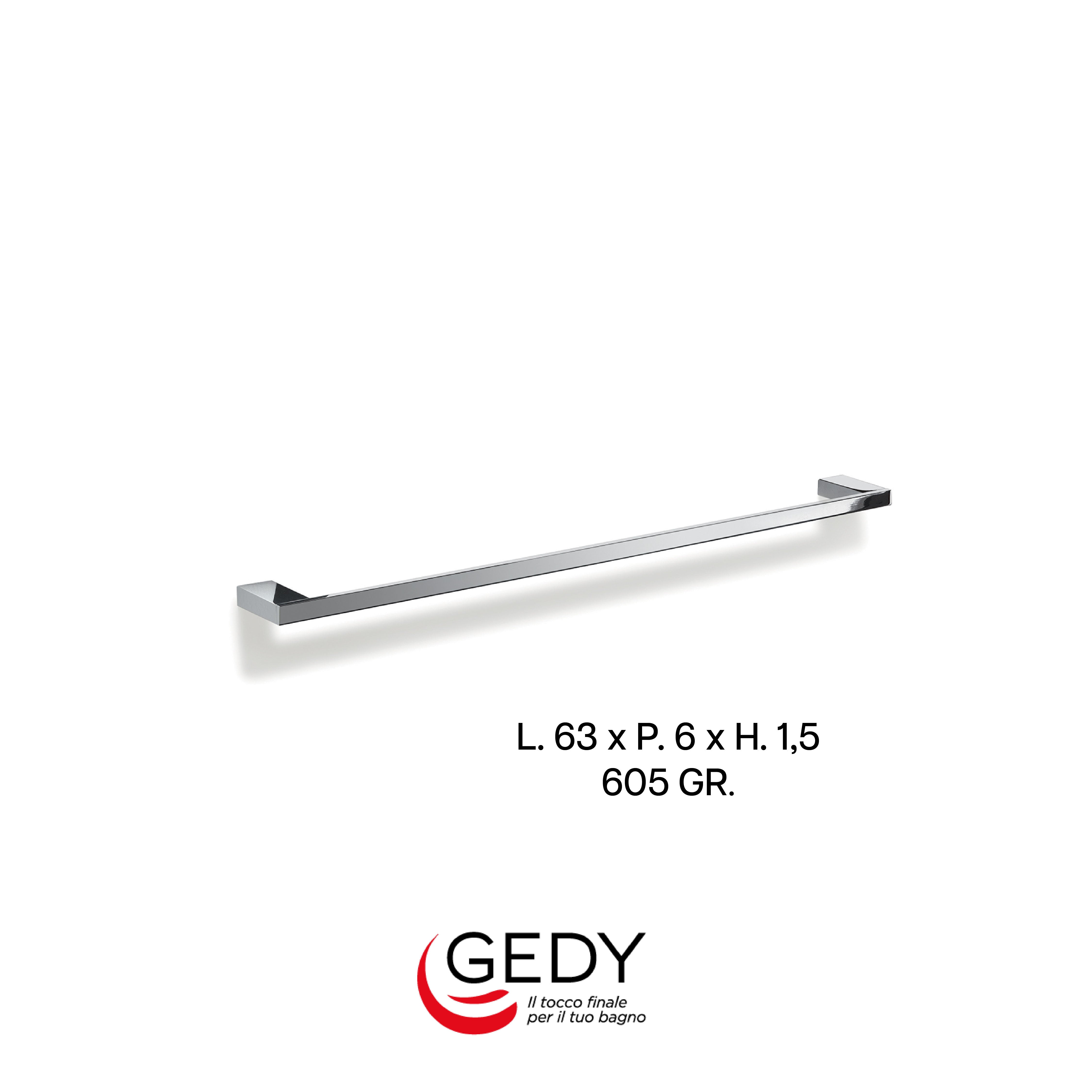 GEDY Lanzarote - Portasalviette - 13 - Cromato / L 33 x P 6 x A 1.5 - 375 GR.