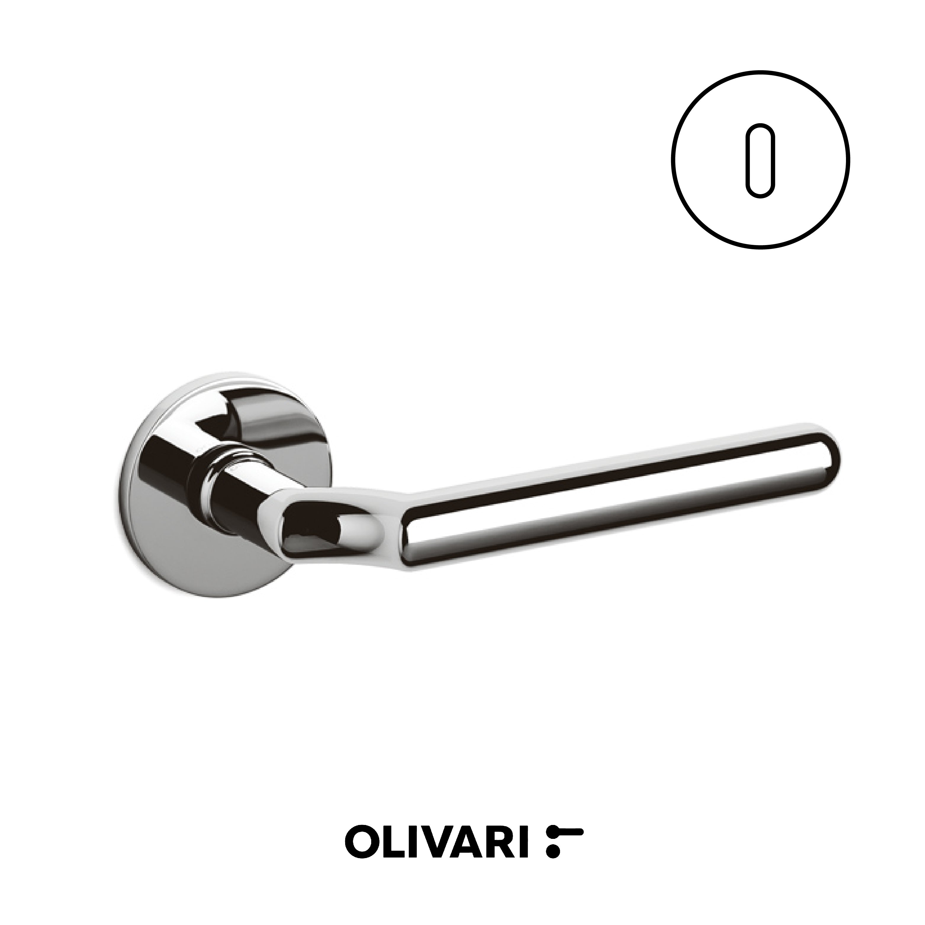 Virgola -  Olivari Maniglia per porta interna - Imhoff Handles