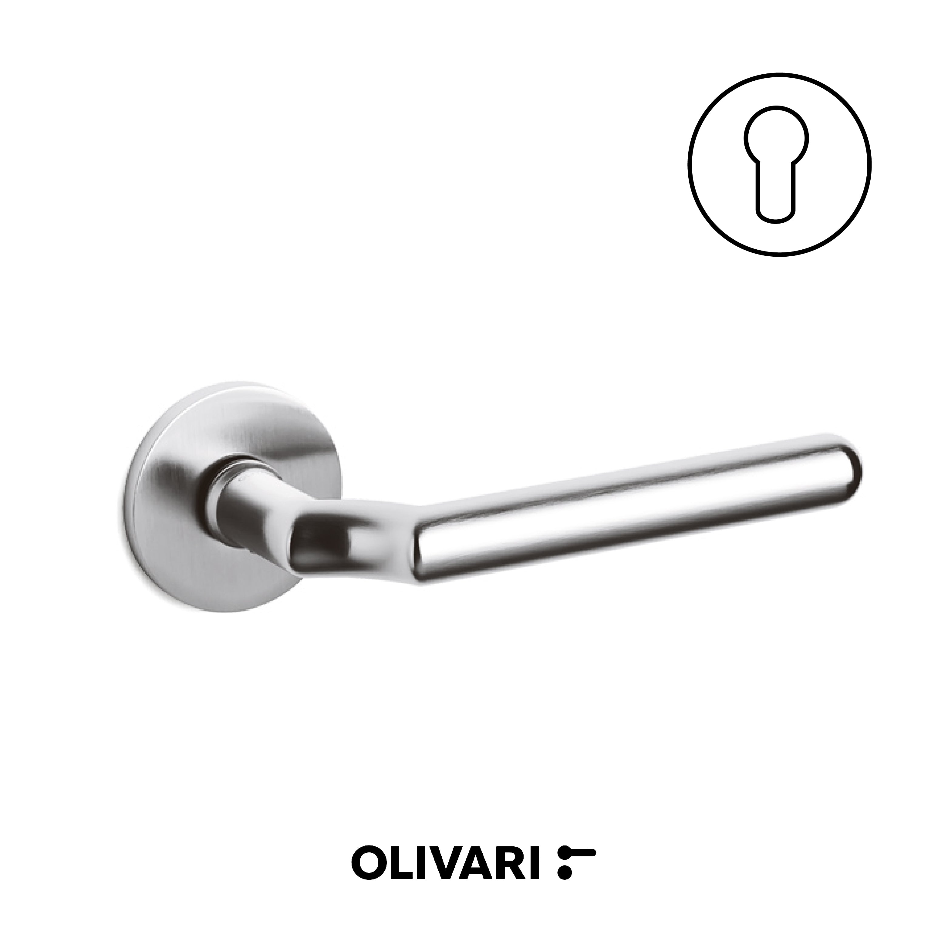 Virgola -  Olivari Maniglia per porta interna - Imhoff Handles