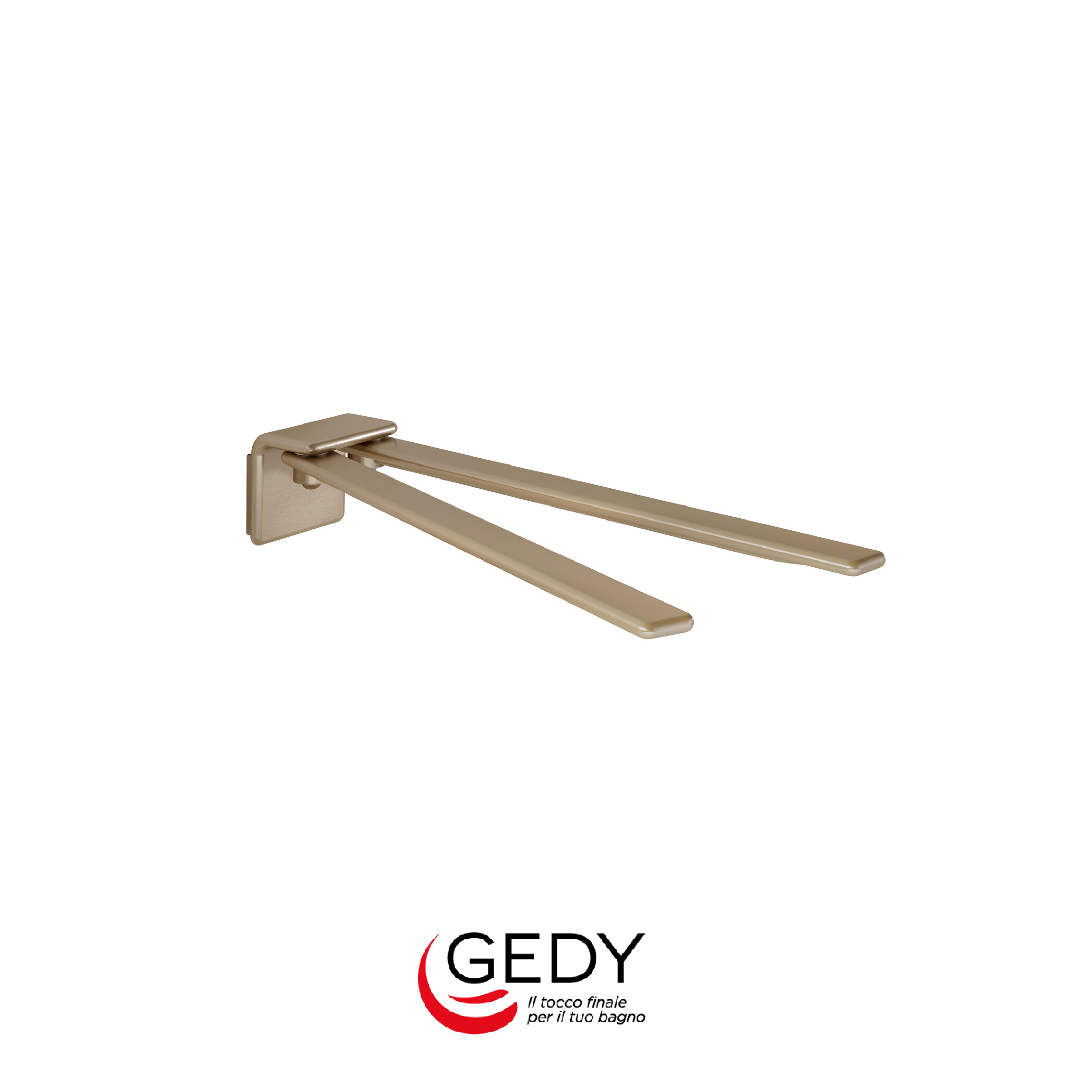 GEDY Il Giglio - Portasalviette a snodo - 88 - Oro matt