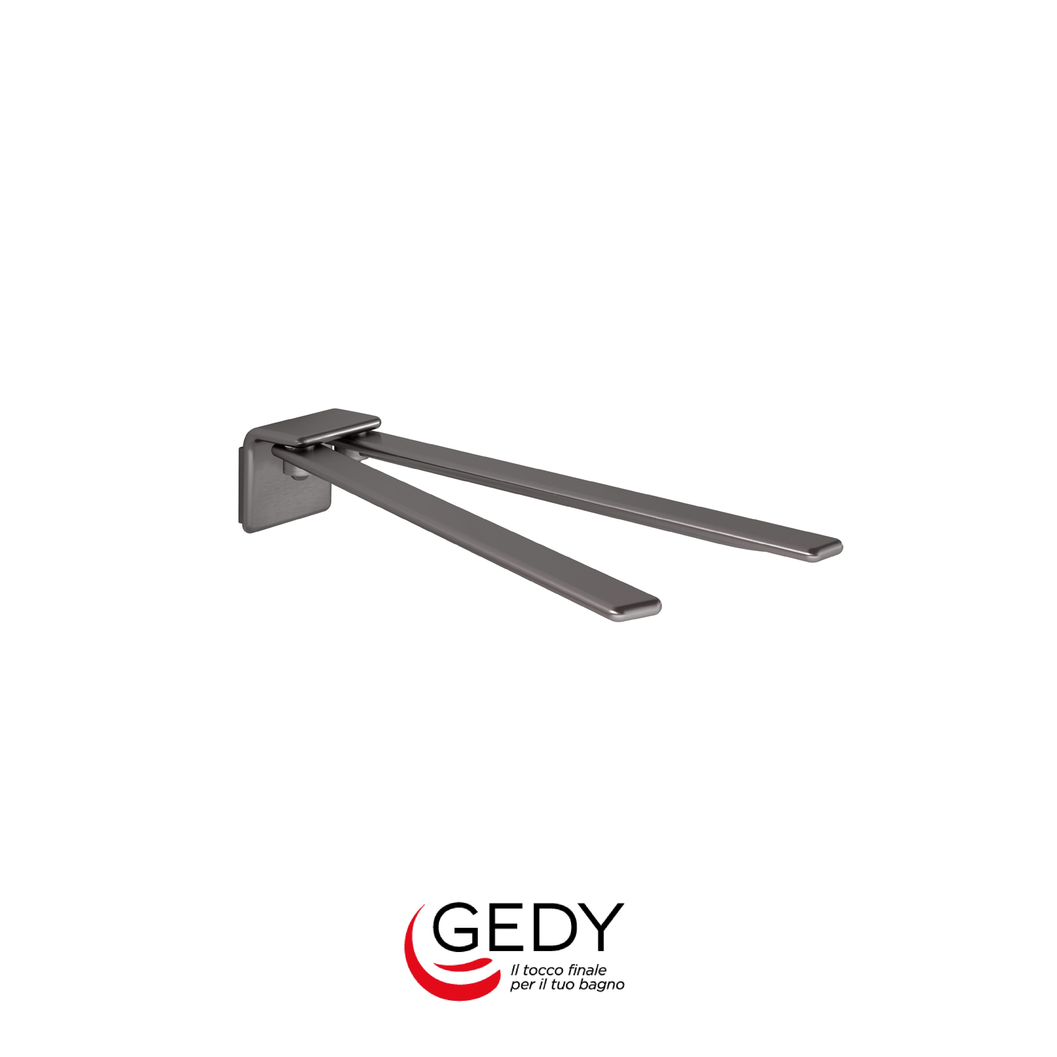 GEDY Il Giglio - Portasalviette a snodo - 81 - Gun metal